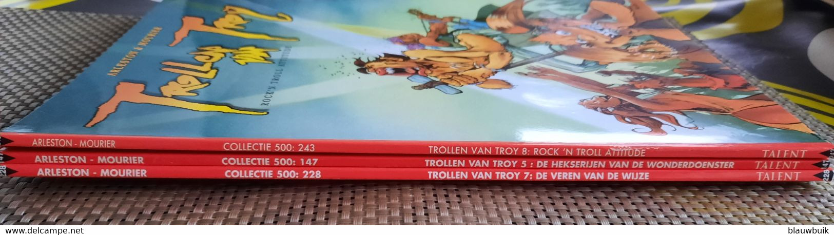 3x strips - Trollen van Troy #5-7-8