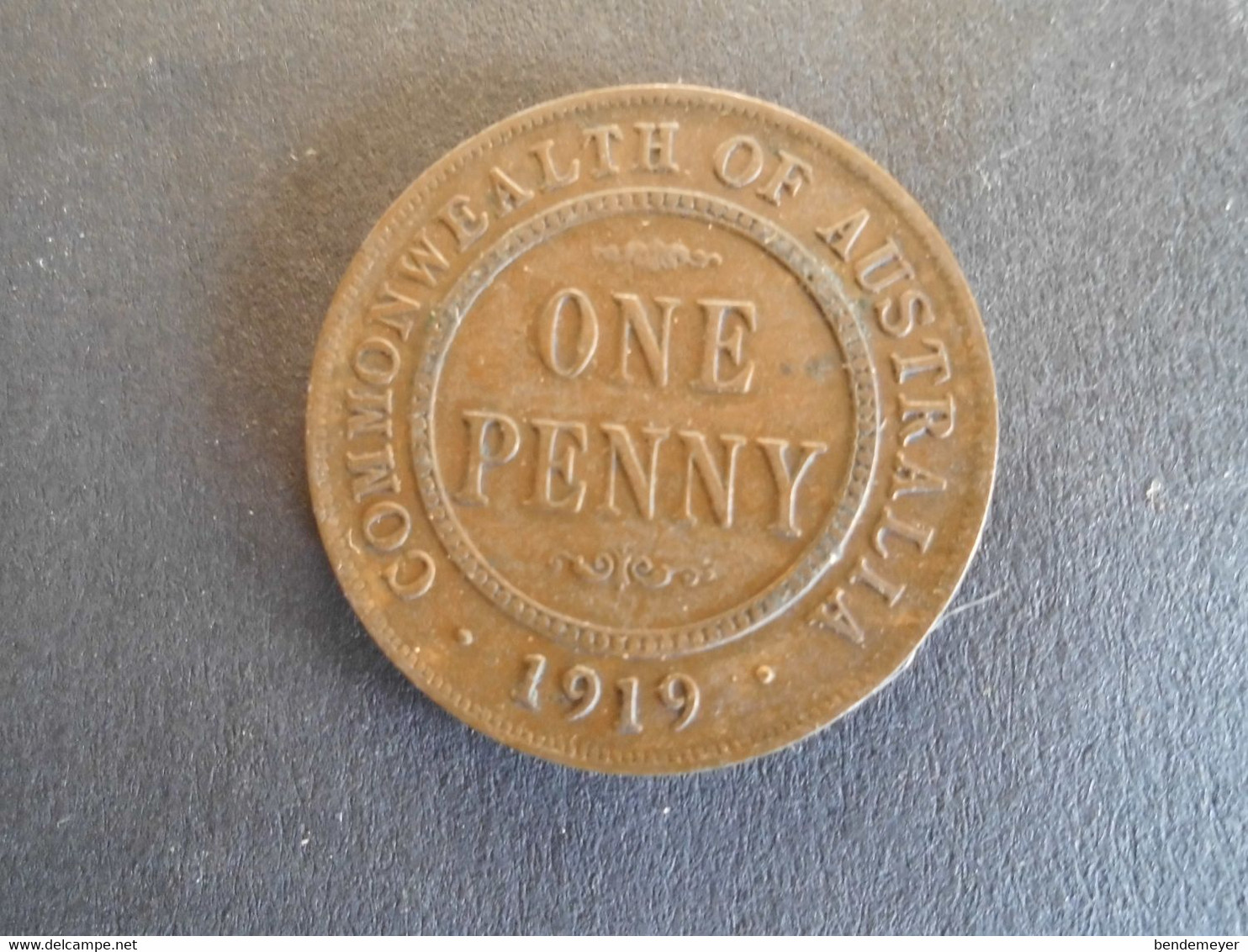 AUSTRALIA - PENNY - GEORGE V- 1919 - ½ Penny