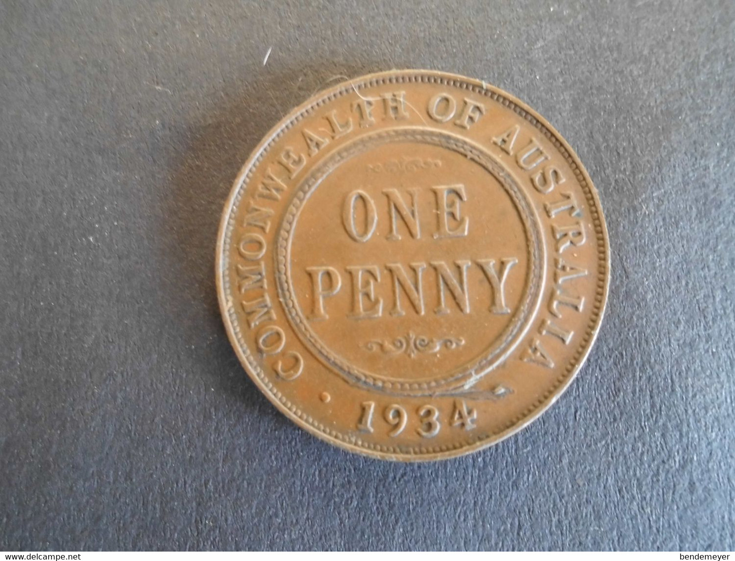 AUSTRALIA - PENNY - GEORGE V- 1934 - Penny