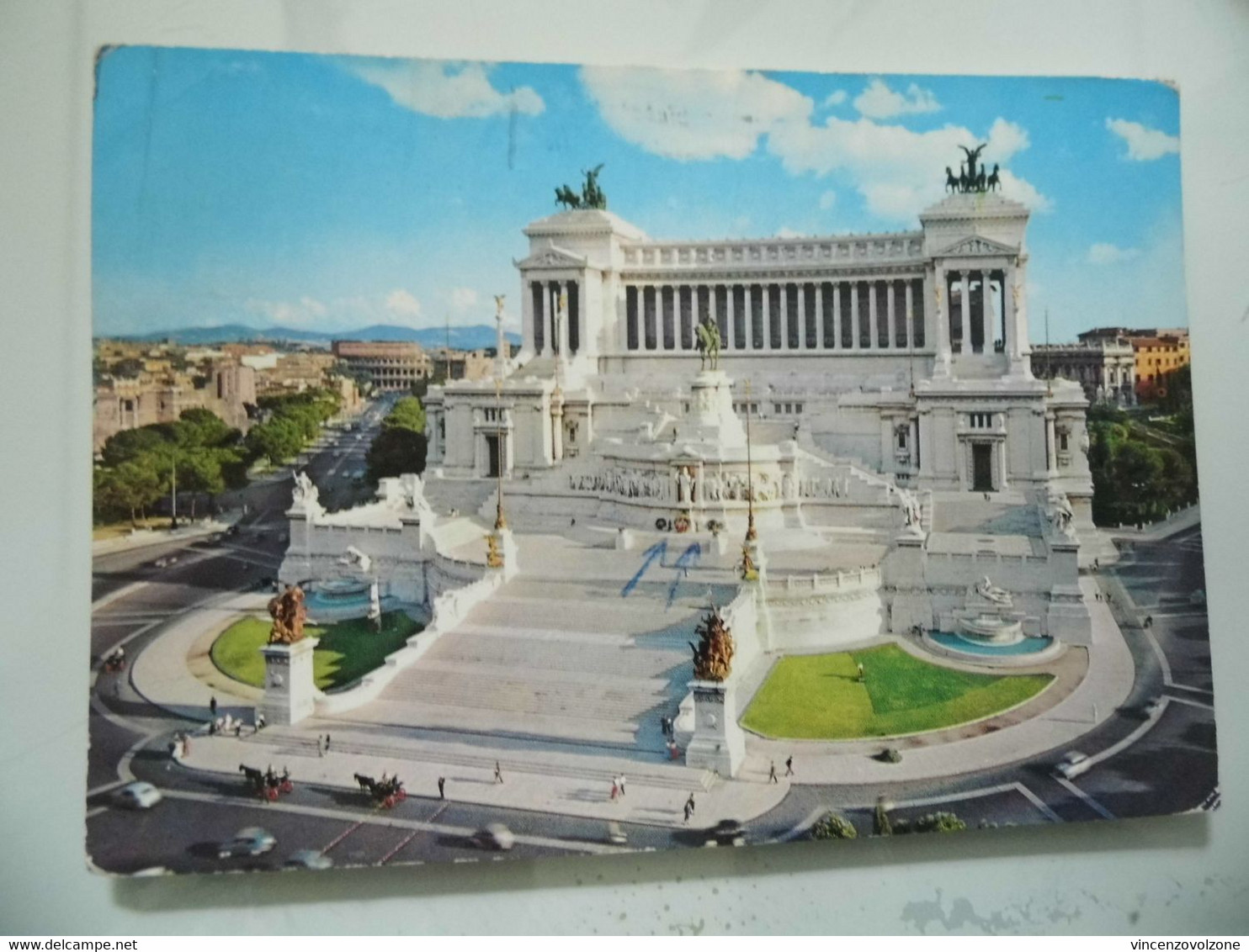 Cartolina Viaggiata "ROMA Altare Della Patria" 1974 - Altare Della Patria