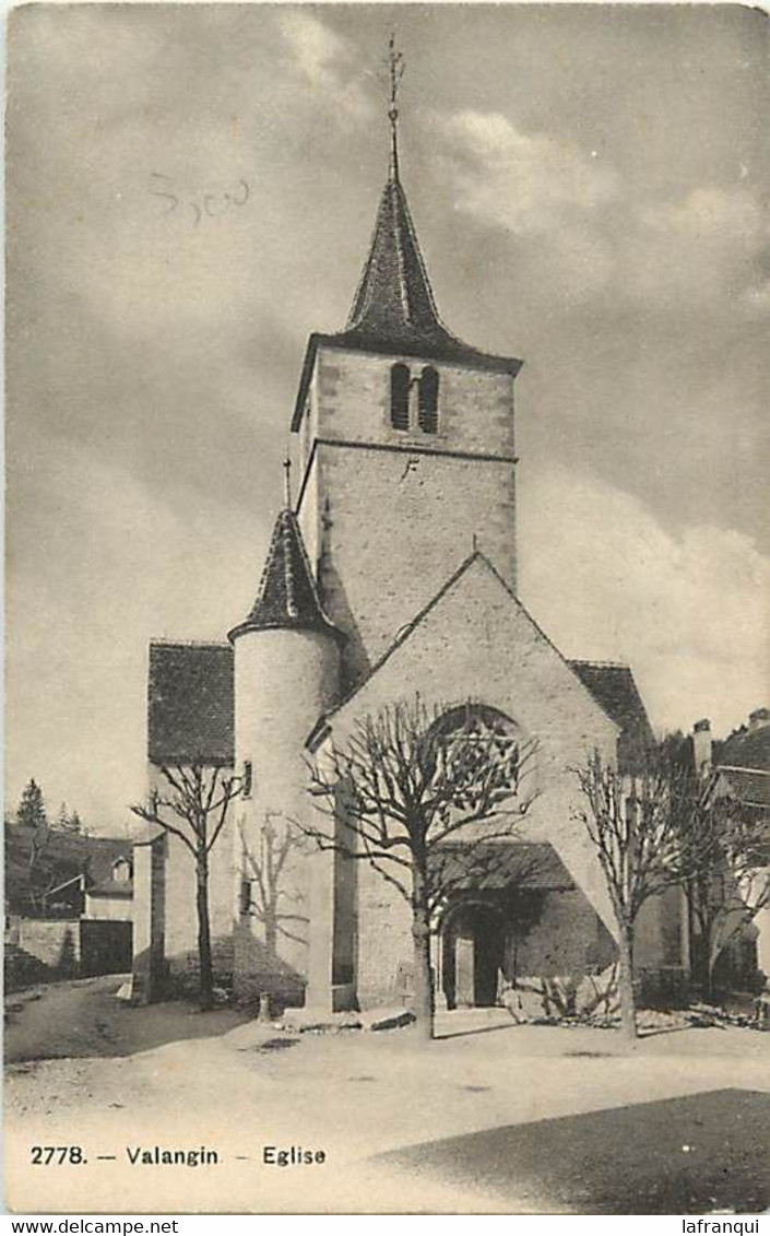 Pays Div-ref CC912- Suisse - Valangin - Eglise  - - Valangin