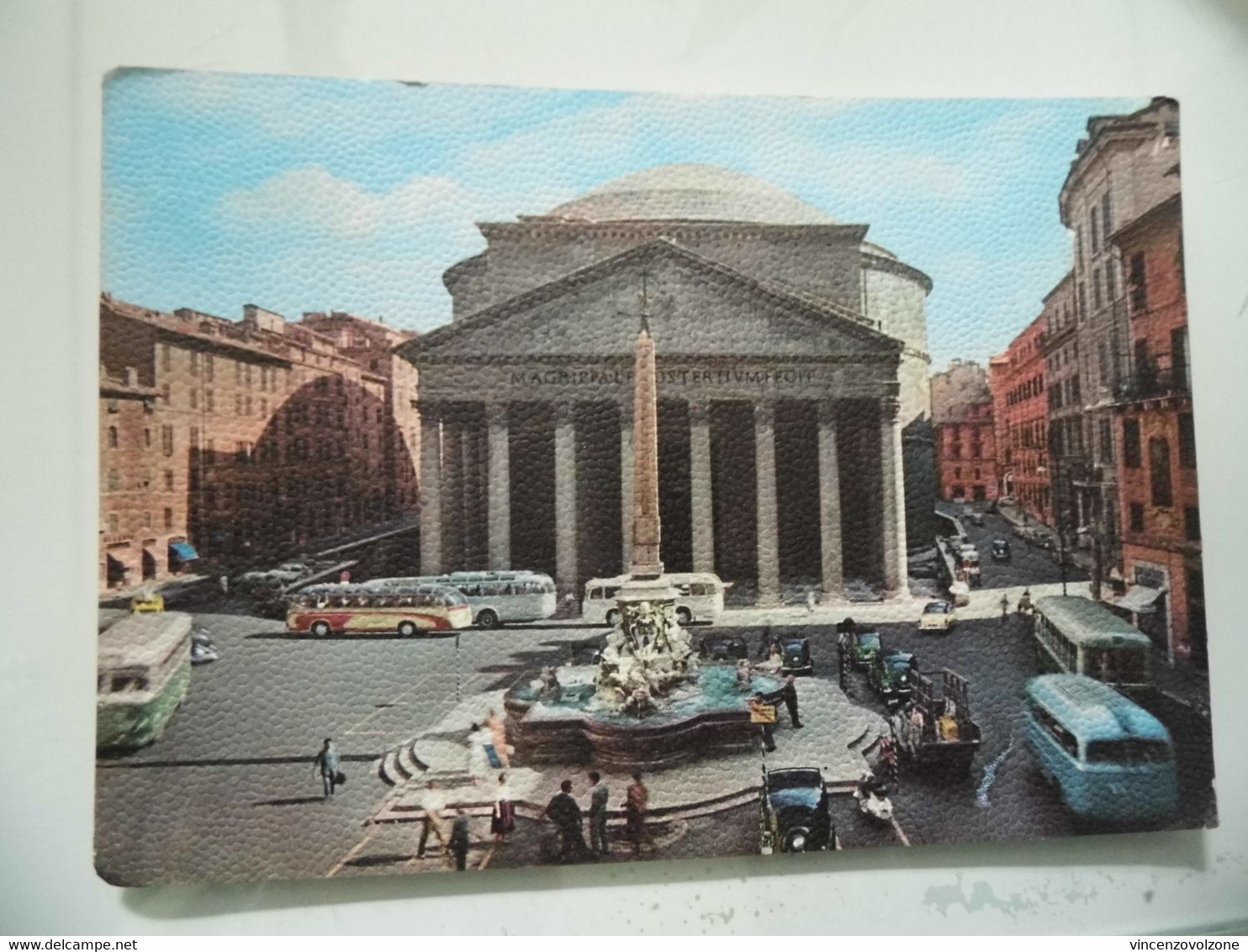 Cartolina Viaggiata "ROMA Il Pantheon" 1961 - Panthéon