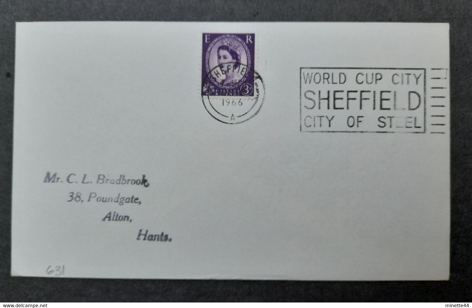 ANGLETERRE ENGLAND 1966 RARE FULL SHEFFIELD WORLD CUP CITY FDC RRR FOOTBALL FUSSBALL SOCCER CALCIO FUTBOL FOOT VOETBAL - 1966 – Engeland