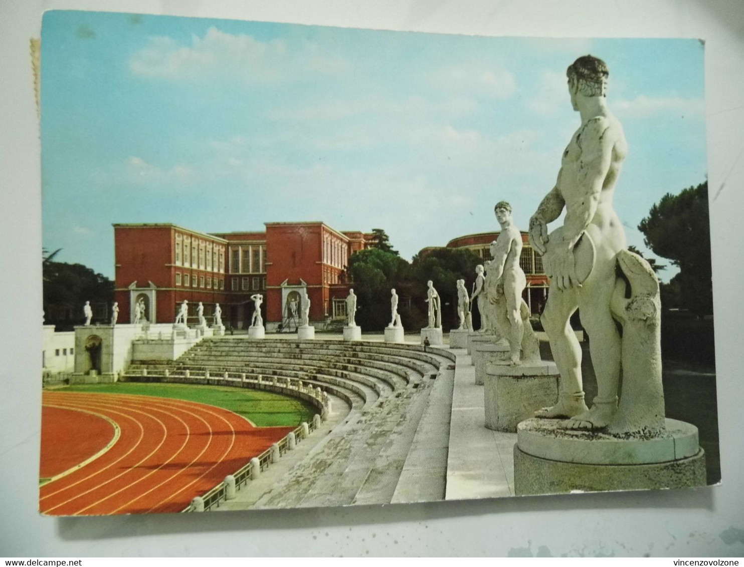 Cartolina Viaggiata "ROMA Stadio Dei Marmi" 1967 - Stades & Structures Sportives