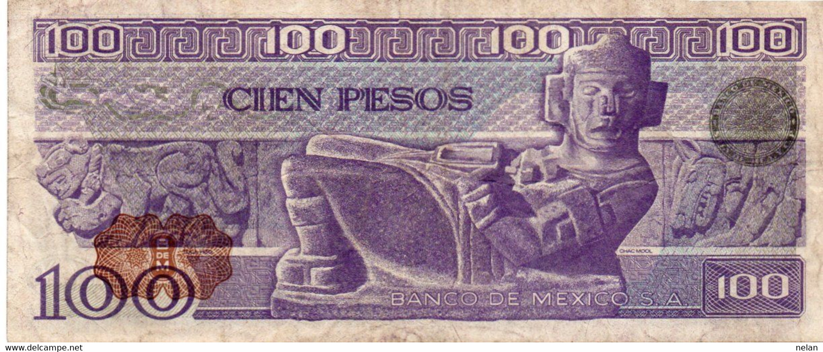 MEXICO 100 PESOS  1981  P-74a.49 CIRC. - Mexico