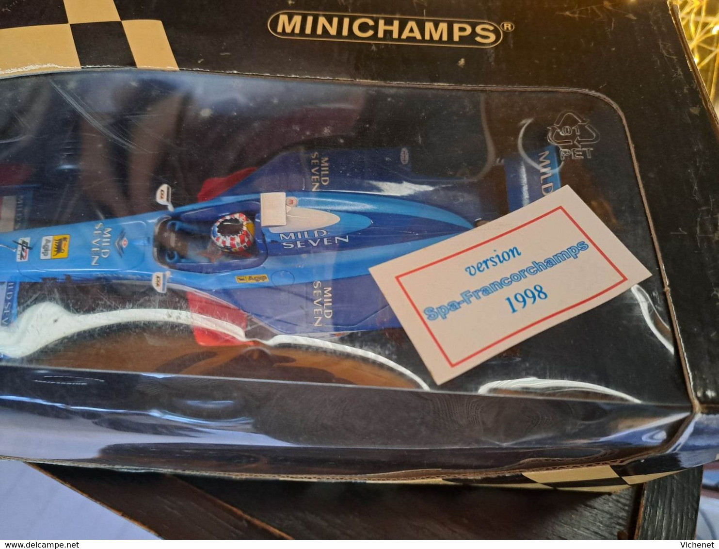 Benetton - B 198 - Mild Seven - A Wurz - Version Francorchamps 1998 - Minichamps - 1/18 - Minichamps