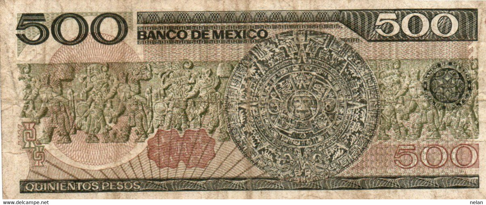 MESSICO 500 PESOS 1984 P-79b.21 CIRC - Mexico