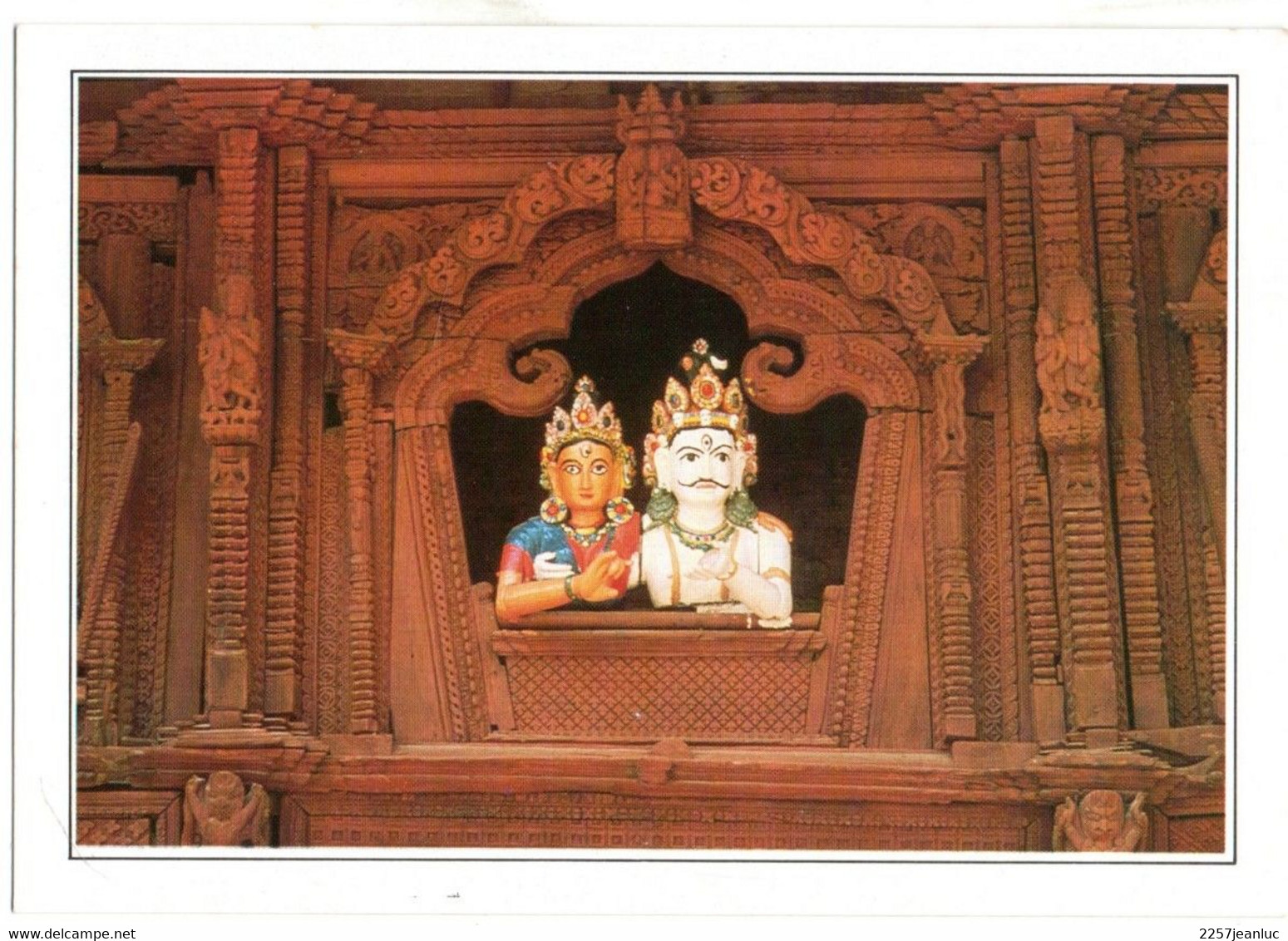 Lot De 5 CPM * Népal * 2 Swayambhunath .Bhadgaon .BODHNATH & .Katmandou - Népal