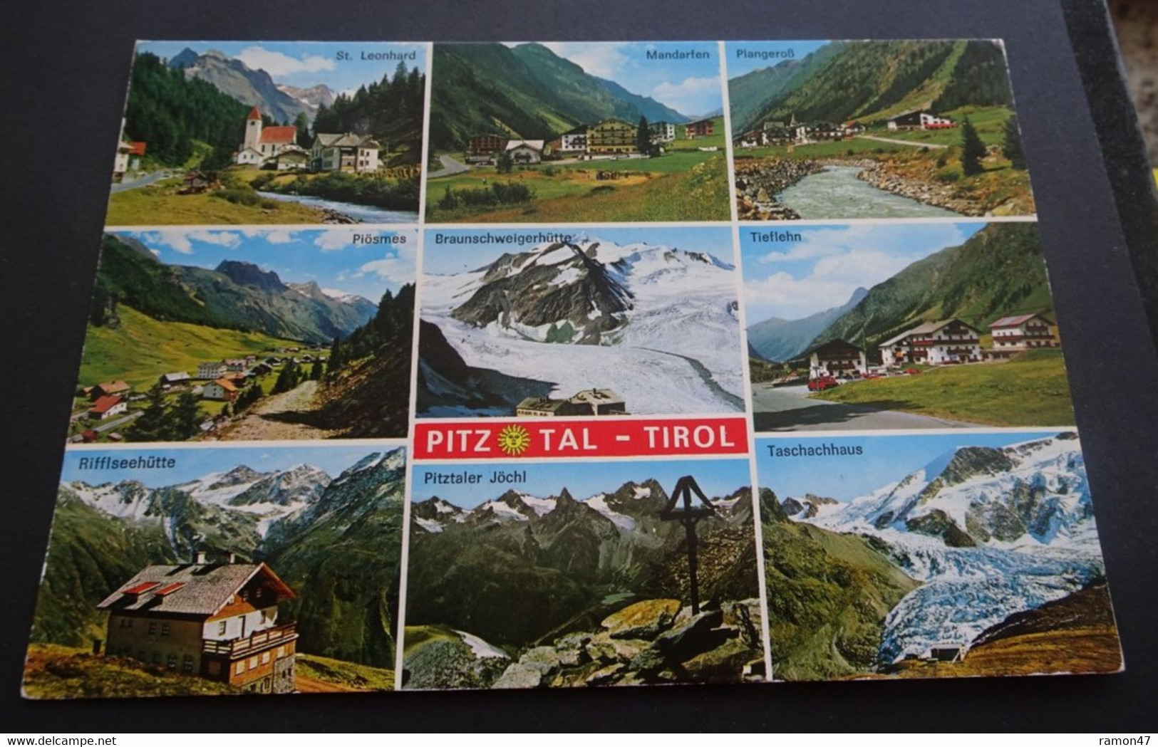 Pitztal - Hinteres Pitztal - Rudolf Mathis, Silvrettaverlag, Landeck - # 1580 - Pitztal