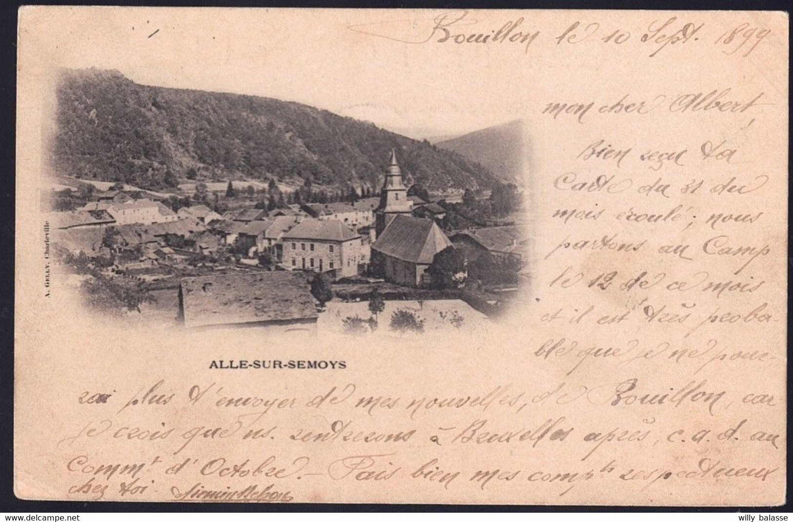 +++ CPA - ALLE Sur SEMOIS - 1899  // - Vresse-sur-Semois