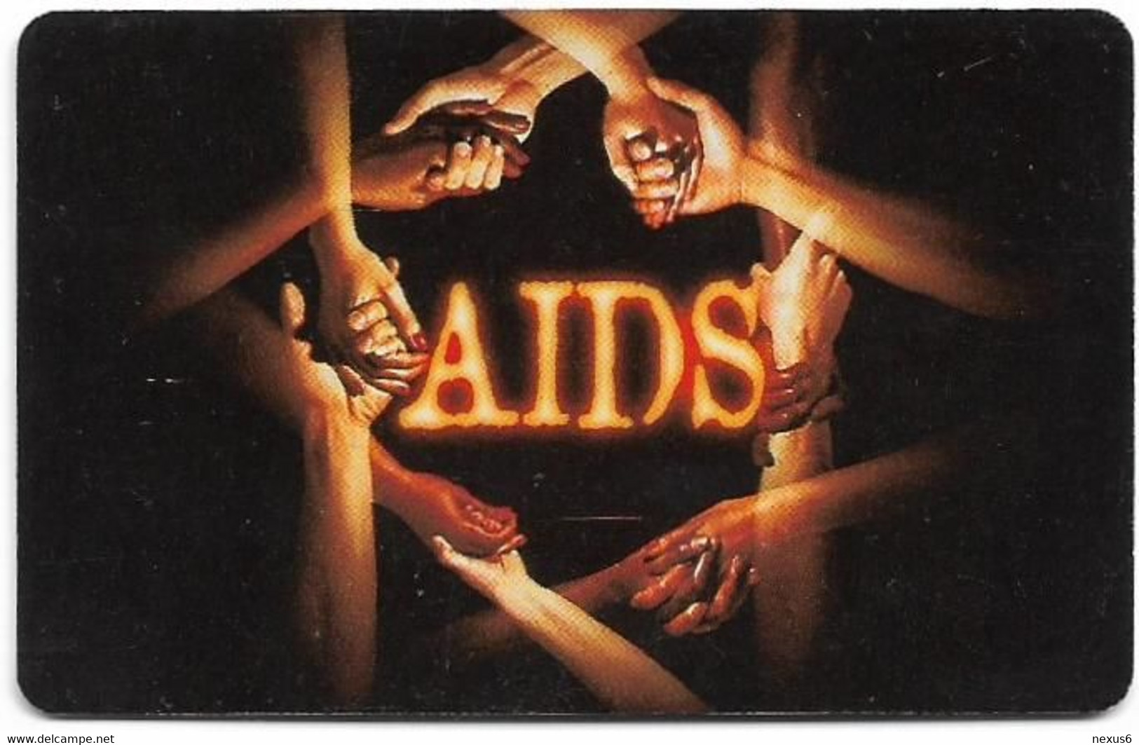 Namibia - Telecom Namibia - Aids, Spread The Word - A Killer Among Us, 10$, 1999, Used - Namibia