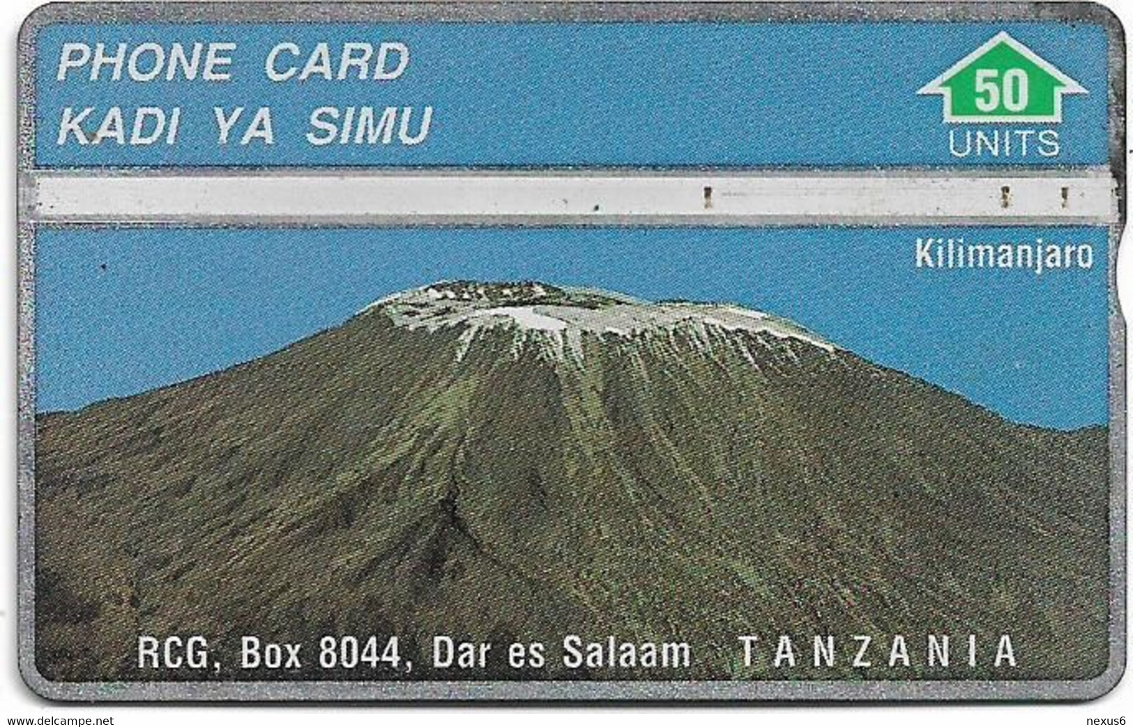 Tanzania - RCG - L&G - Mount Kilimanjaro Mountain - 430A - 1994, 50U, 12.000ex, Used - Tanzanie