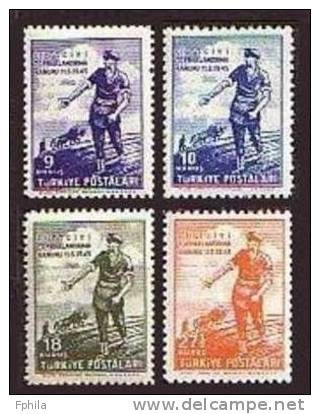 1946 TURKEY THE PASSING OF LEGISLATION TO DISTRIBUTE STATE LANDS TO POOR FARMERS MNH ** - Agriculture
