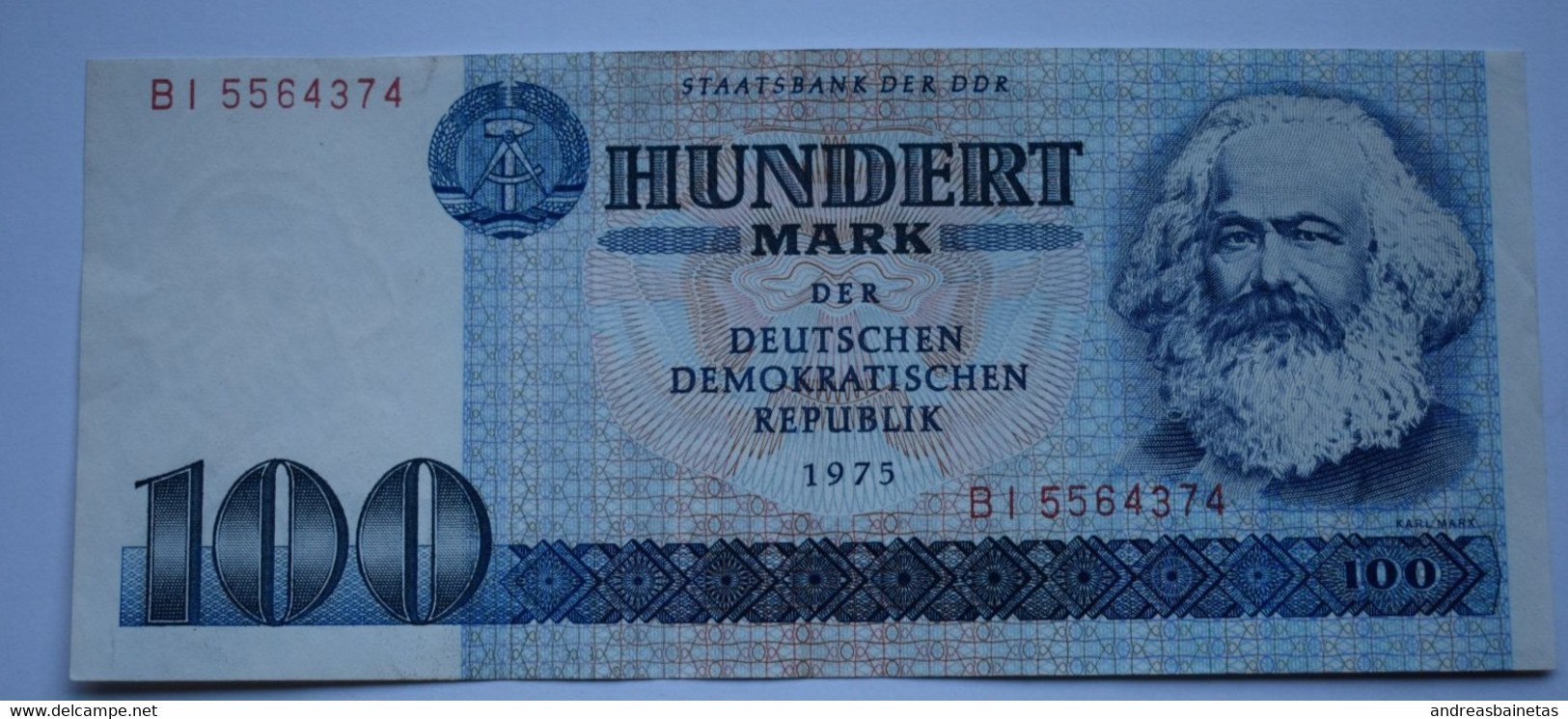 Banknotes Germany  German Democratic Republic 100 Mark 1975 P# 31  VF/EF - 100 Mark