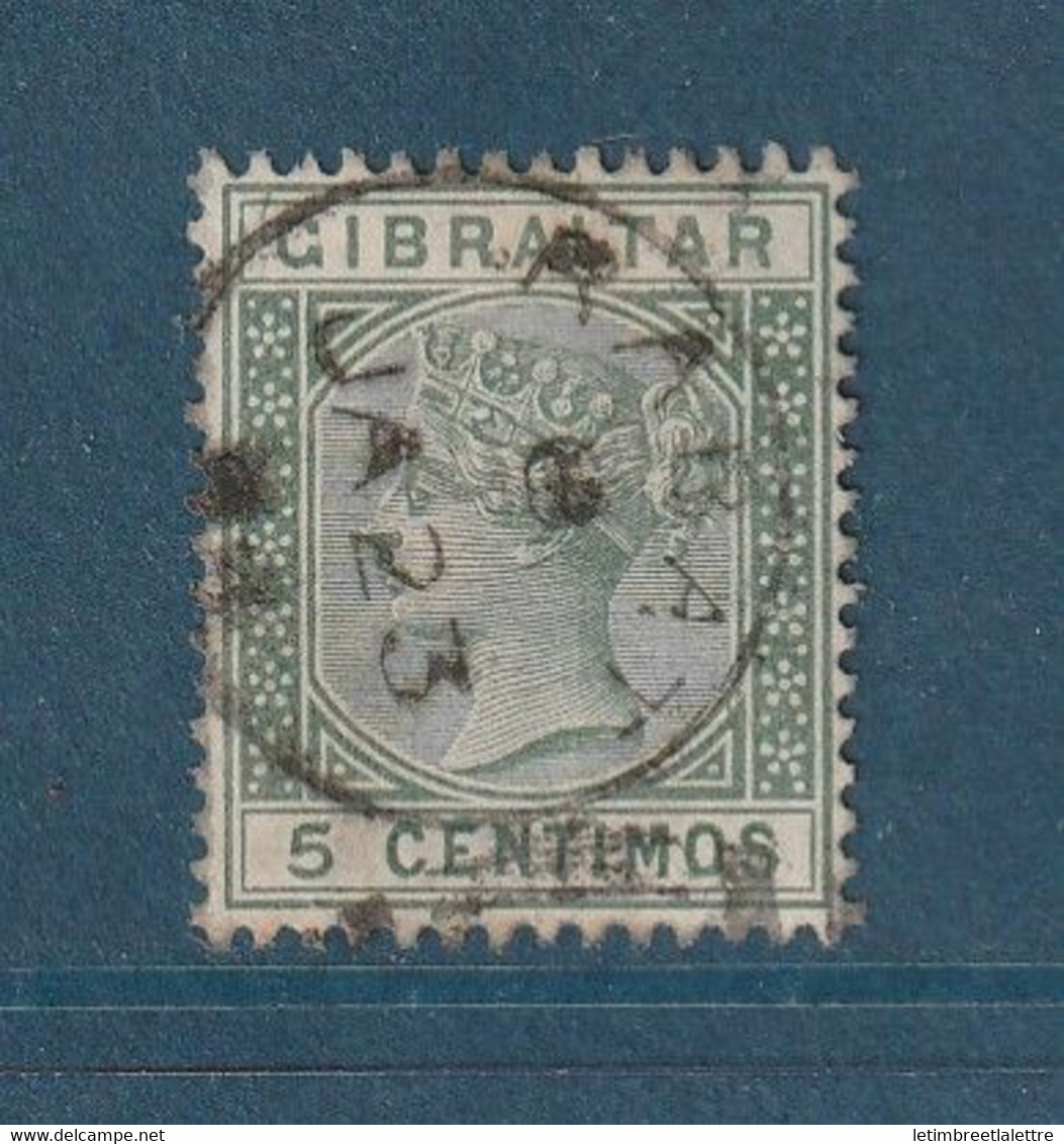 Gibraltar - YT N° 22 - Oblitéré Rabat - 1889 - Gibraltar
