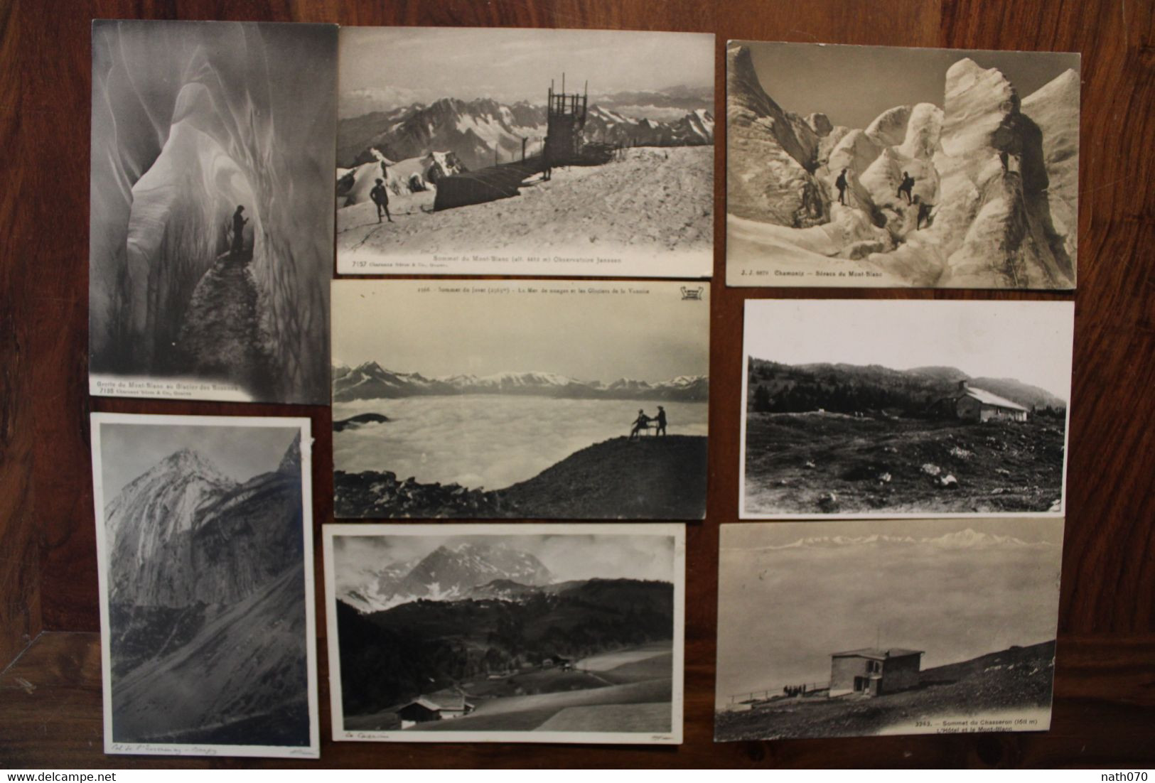 Lot 8 Ak CPA 1910's Alpinisme Montagne Paysages - Other & Unclassified