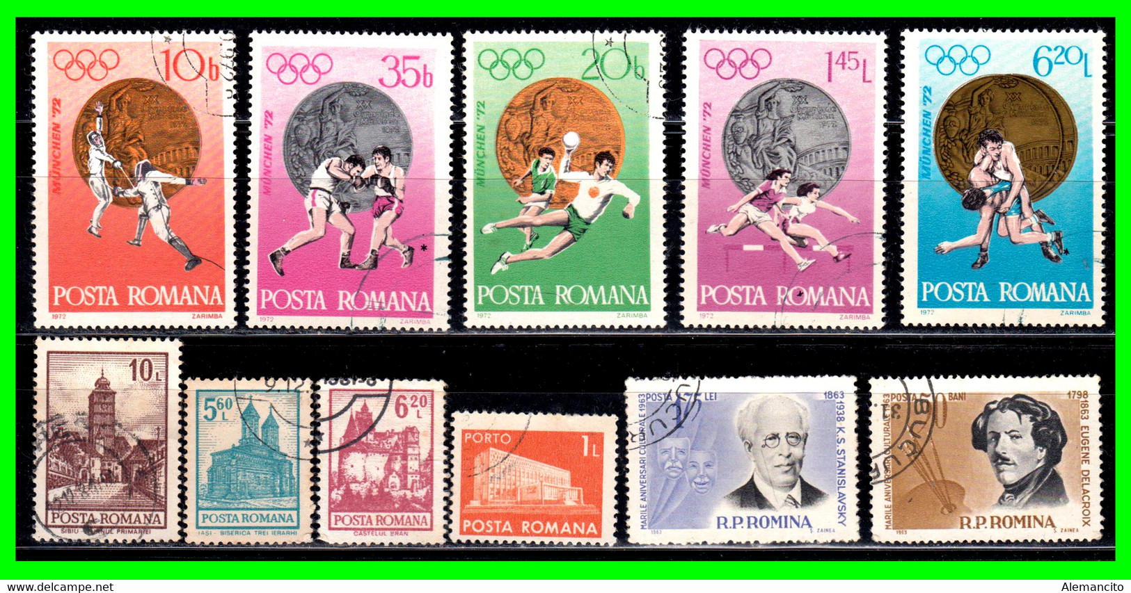 RUMANIA – POSTA ROMANA (EUROPA) LOTE DE SELLOS DIFERENTES AÑOS Y VALORES NUEVOS Y USADOS - Lotes & Colecciones