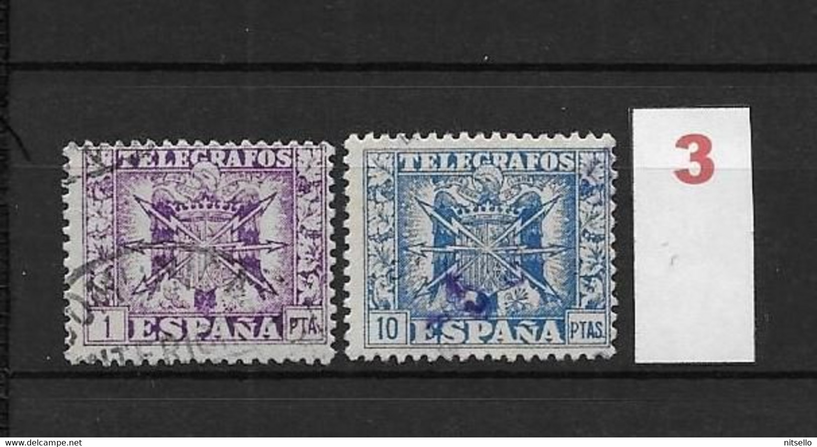 LOTE 2242 /// ESPAÑA 1940-42  TELEGRAFOS  EDIFIL Nº 84+84   ¡¡¡  OFERTA - LIQUIDATION - JE LIQUIDE !!! - Telegrafi