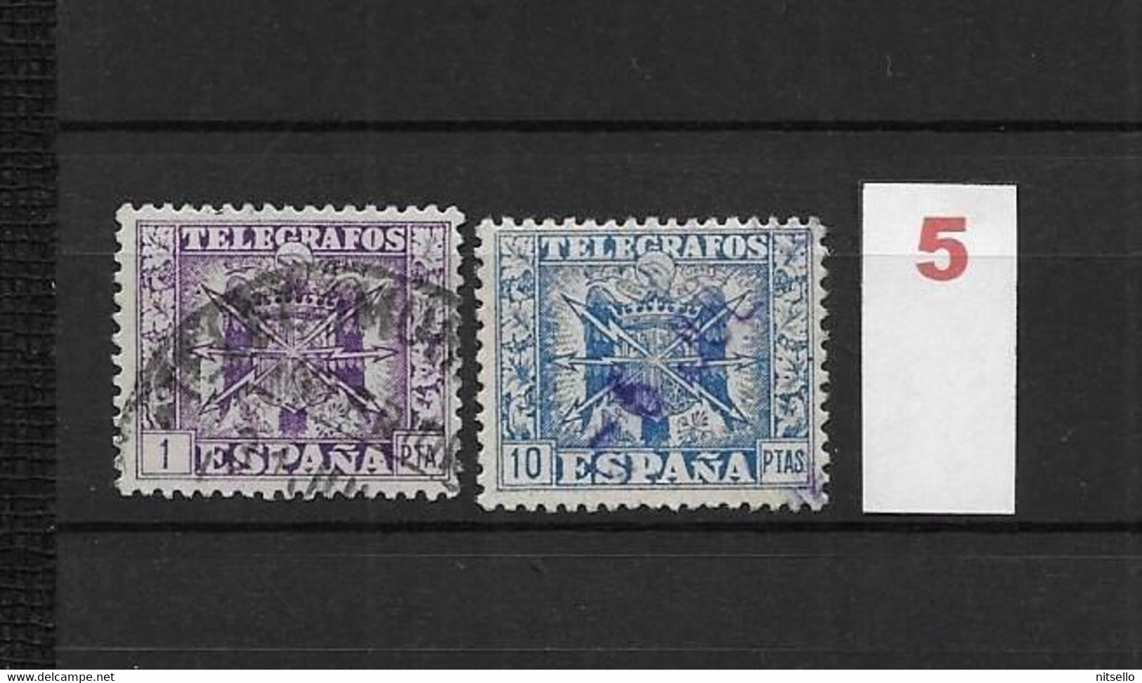 LOTE 2242 /// ESPAÑA 1940-42  TELEGRAFOS  EDIFIL Nº 84+84   ¡¡¡  OFERTA - LIQUIDATION - JE LIQUIDE !!! - Telegramas