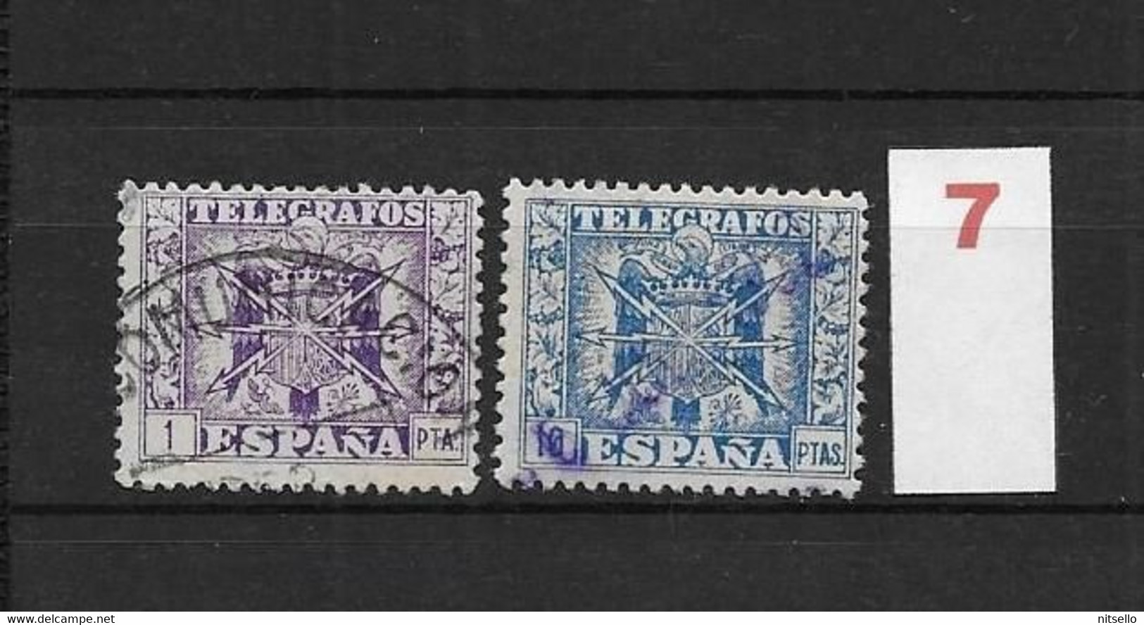 LOTE 2242 /// ESPAÑA 1940-42  TELEGRAFOS  EDIFIL Nº 84+84   ¡¡¡  OFERTA - LIQUIDATION - JE LIQUIDE !!! - Télégraphe