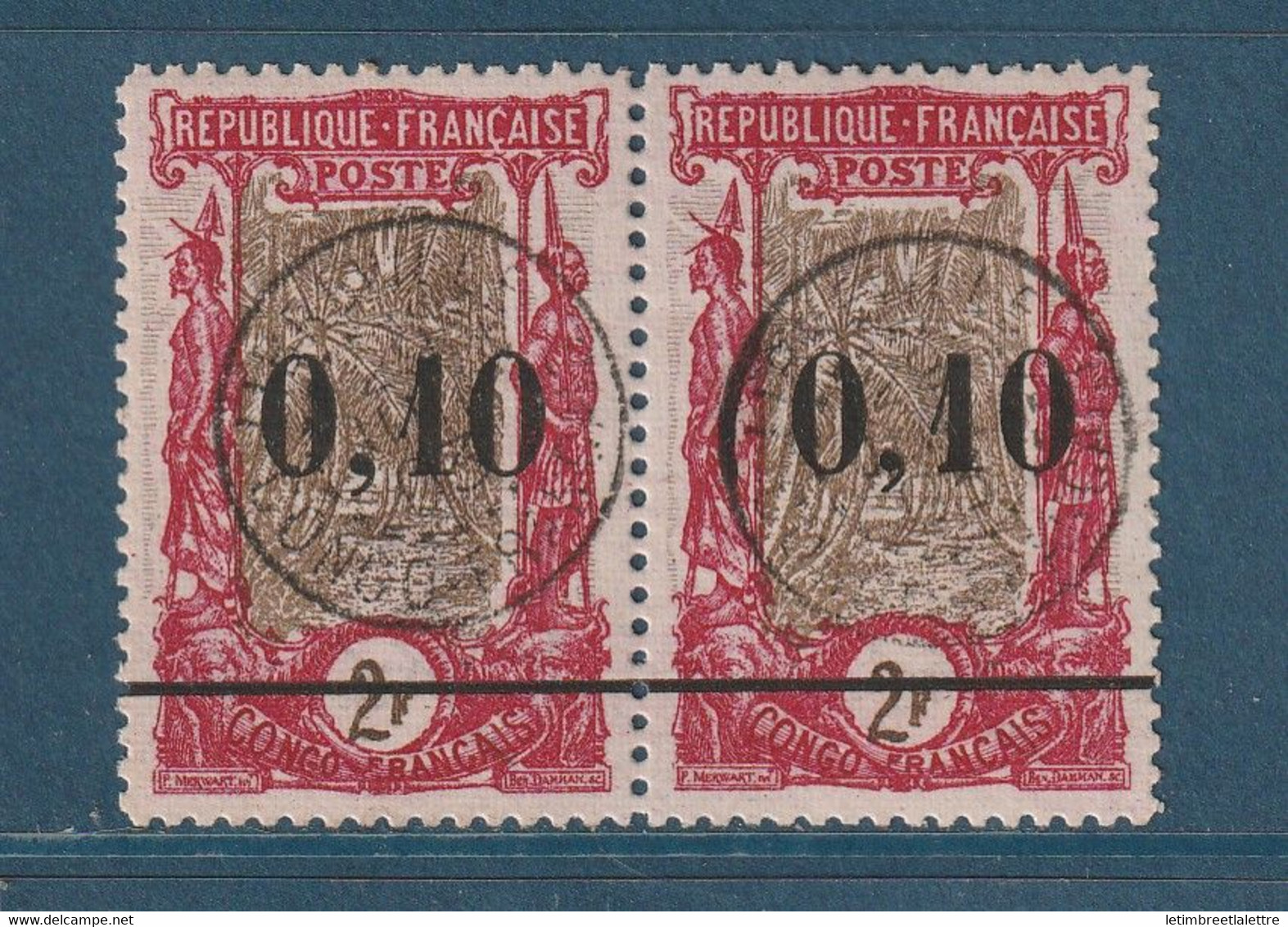 Congo - YT N° 47 - Oblitéré - Signé Calves Et Brun - 1900 - Usados