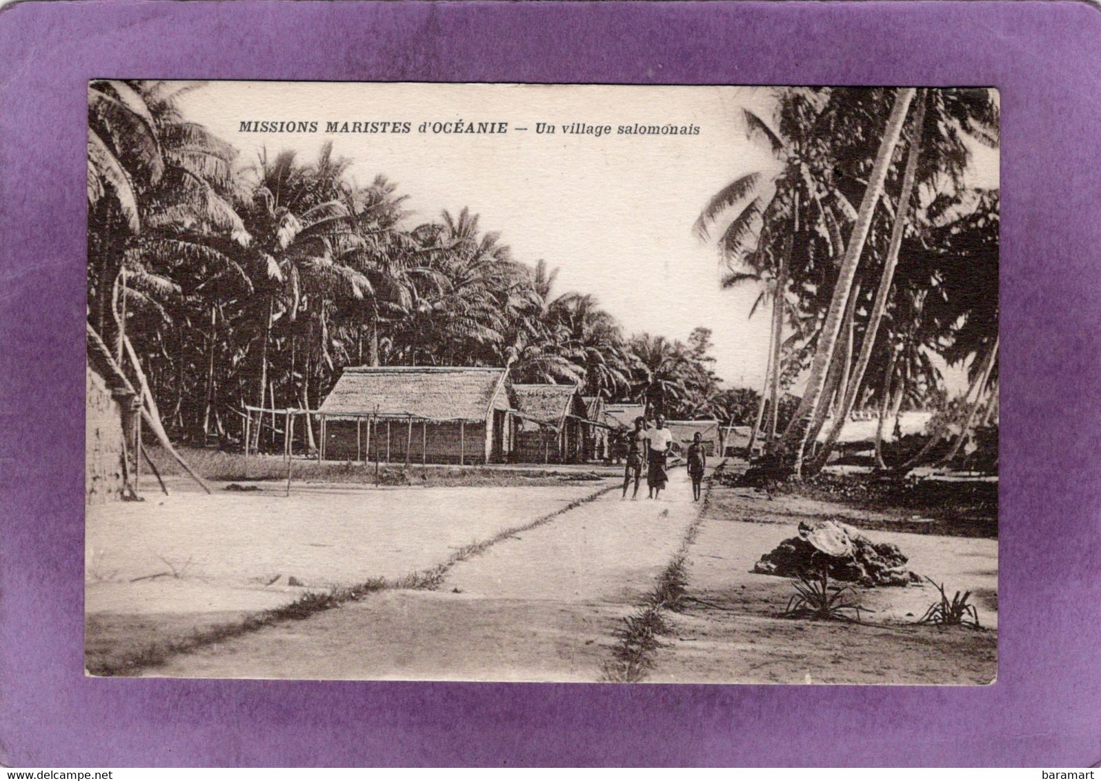 MISSIONS MARISTES D'OCÉANIE Un Village Salomonais - Samoa