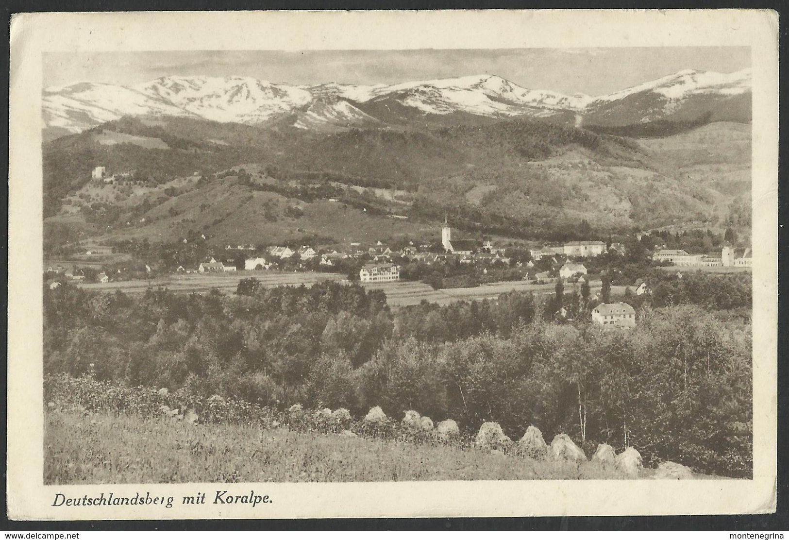 Deutschlandsberg, Totale Mit Koralpe - Old Postcard (see Sales Conditions) 07529 - Deutschlandsberg