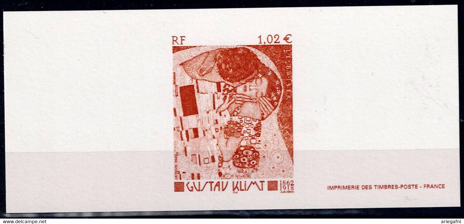 FRANCE 2002 PAINTING DELUXE BLOCK PROOF MNH VF!! - Proofs, Unissued, Experimental Vignettes