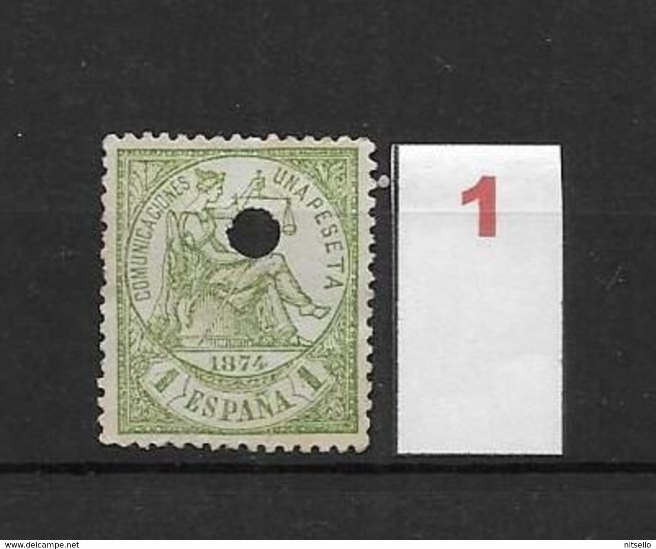 LOTE 2242 /// ESPAÑA 1889-1899  TELEGRAFOS  EDIFIL Nº 226T NSG CATAL/COTE: 8€ ¡¡¡  OFERTA - LIQUIDATION - JE LIQUIDE !!! - Telegrafen