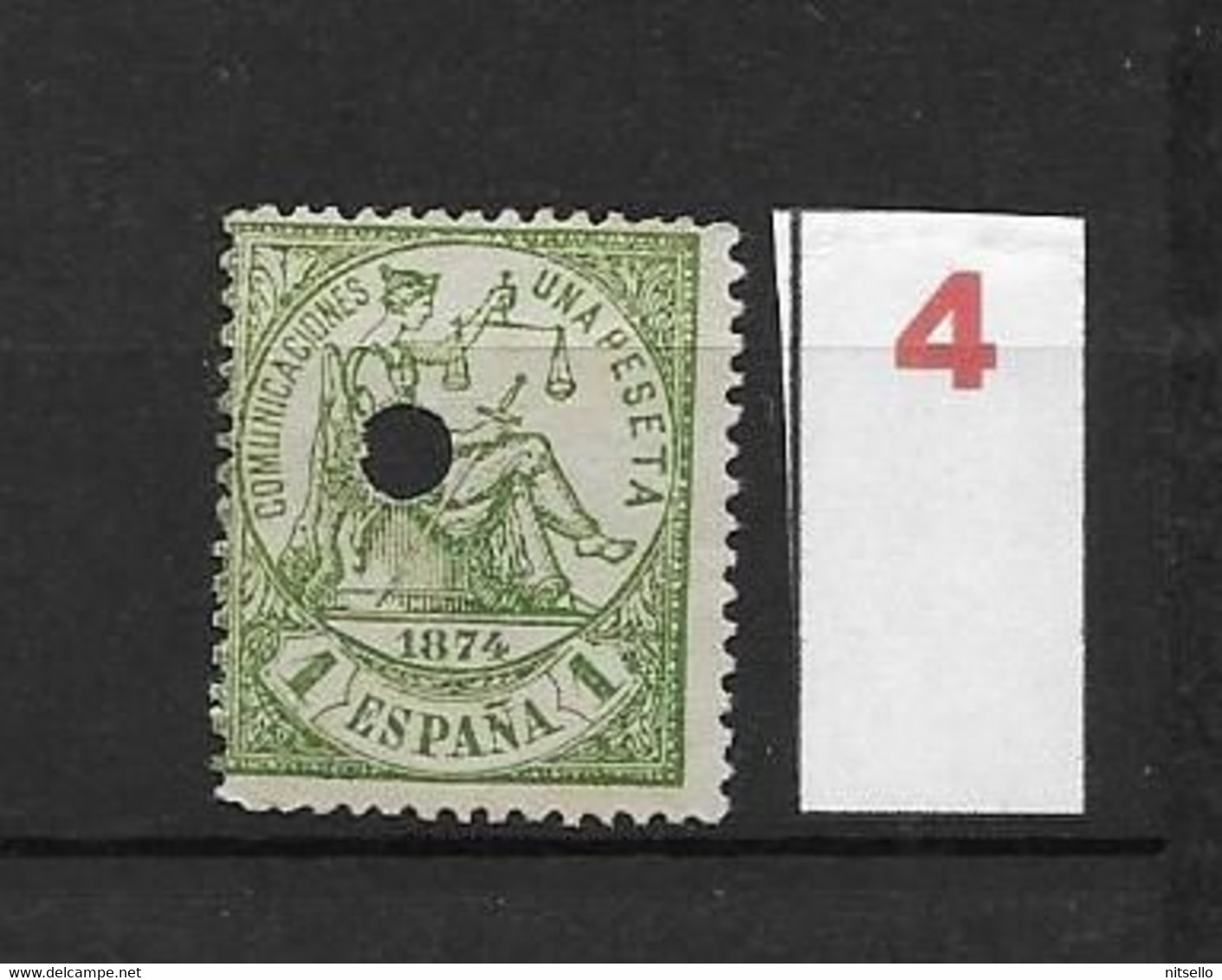 LOTE 2242 /// ESPAÑA 1889-1899  TELEGRAFOS  EDIFIL Nº 226T NSG CATAL/COTE: 8€ ¡¡¡  OFERTA - LIQUIDATION - JE LIQUIDE !!! - Telegraph