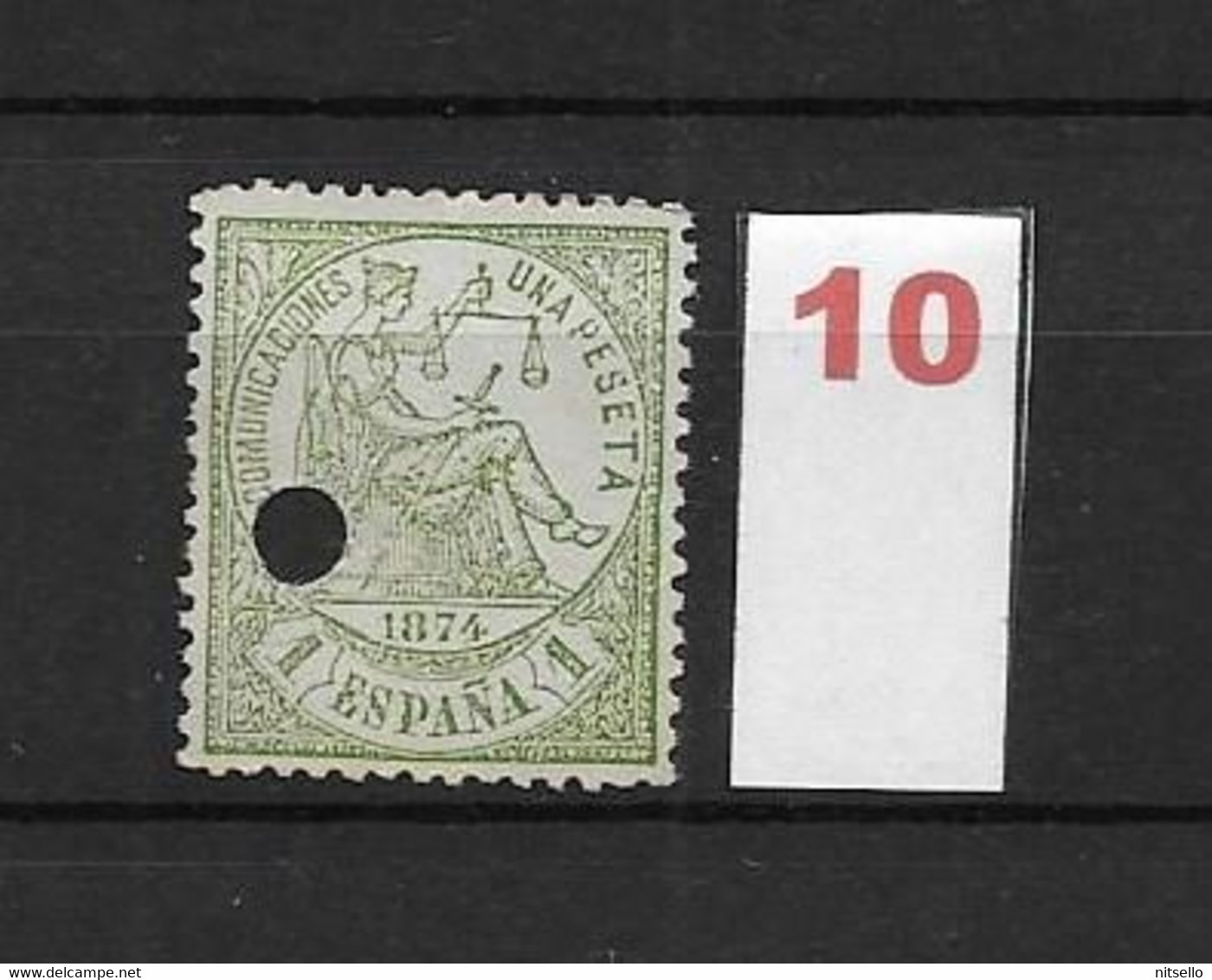 LOTE 2242 /// ESPAÑA 1889-1899  TELEGRAFOS  EDIFIL Nº 226T NSG CATAL/COTE: 8€ ¡¡¡  OFERTA - LIQUIDATION - JE LIQUIDE !!! - Telegrafi