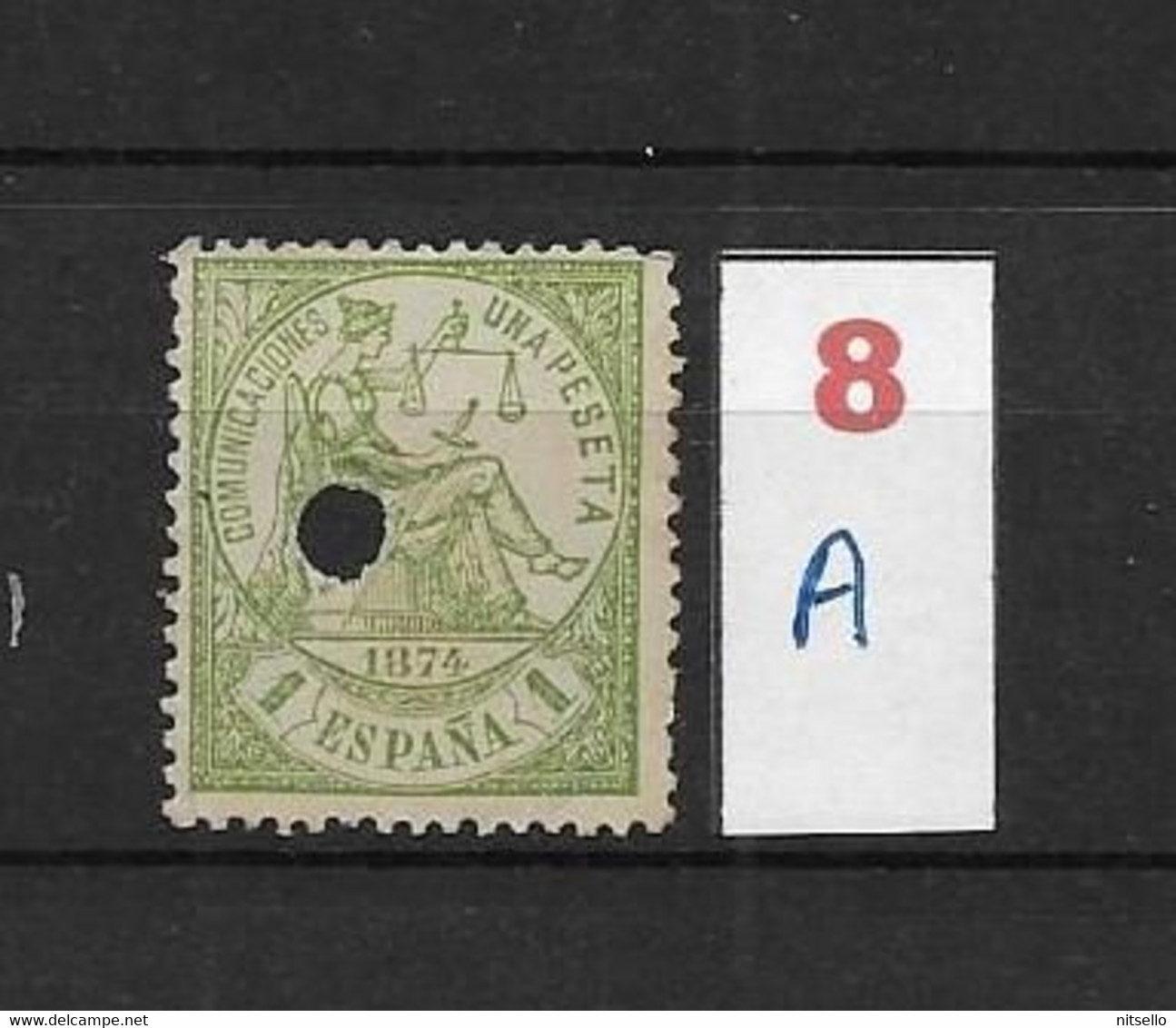 LOTE 2242 /// ESPAÑA 1889-1899  TELEGRAFOS  EDIFIL Nº 226T NSG CATAL/COTE: 8€ ¡¡¡  OFERTA - LIQUIDATION - JE LIQUIDE !!! - Telegrafen