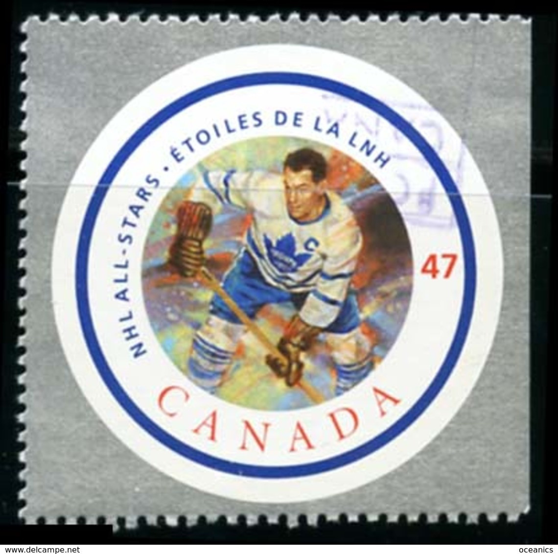 Canada (Scott No.1885f - NHL All Stars) (o) - Usati