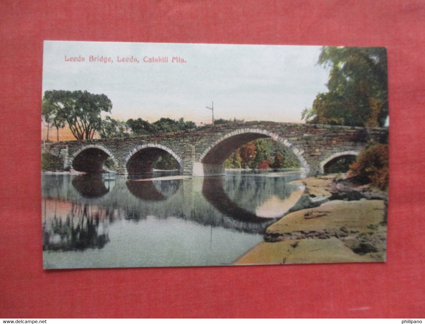 Leeds Bridge.  Leeds Catskills     New York        ref 5963 - Catskills