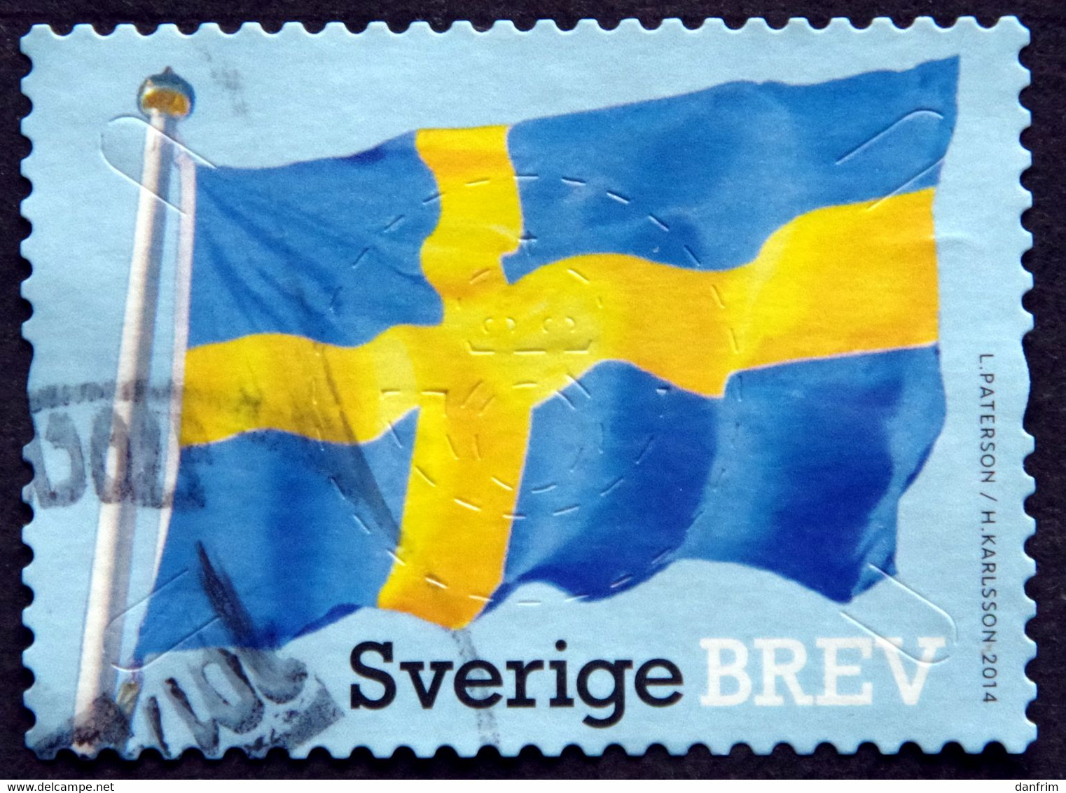 Sweden  2014 Nationalflagge   MiNr.2995  ( O ) ( Lot  I 68  ) - Oblitérés