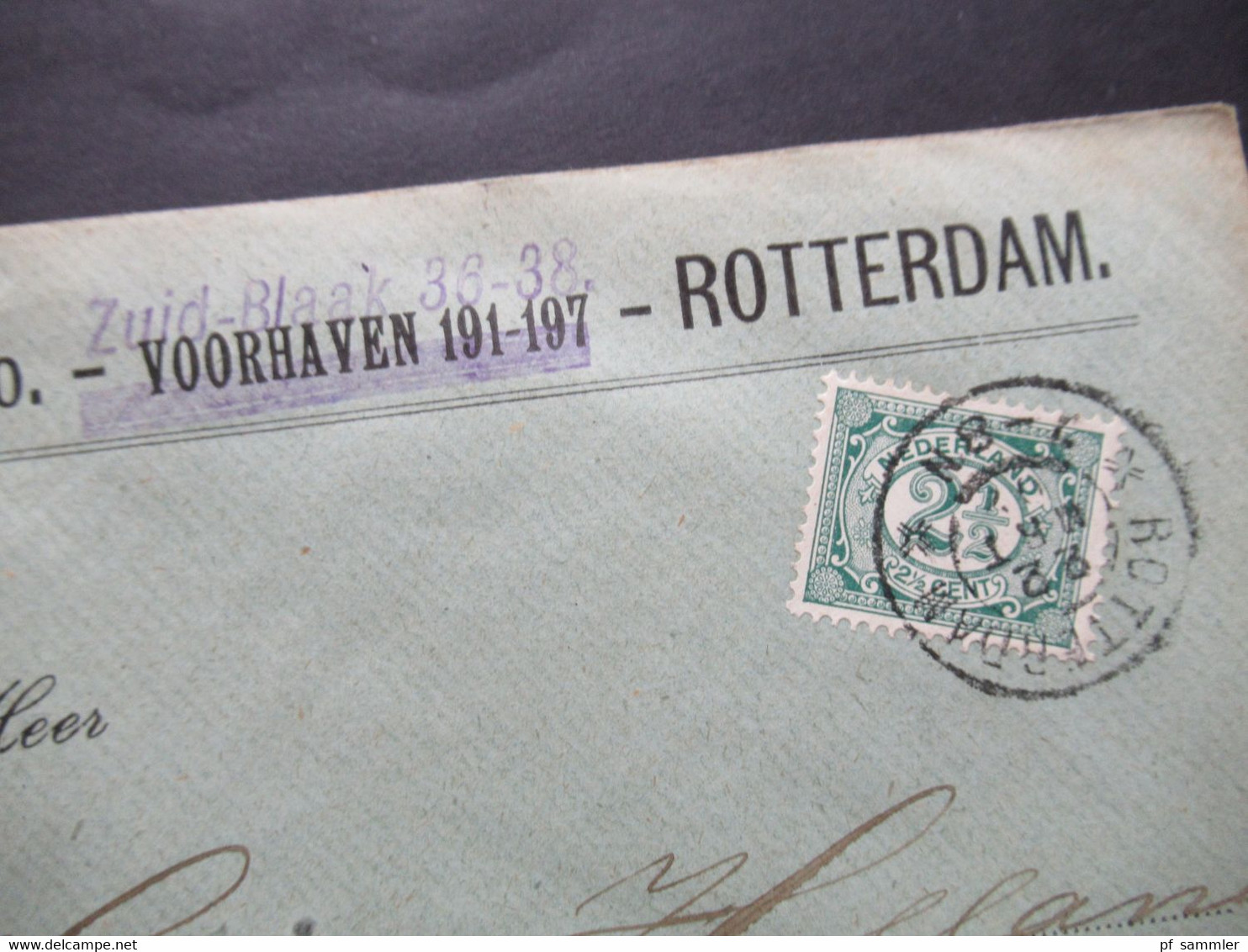 Niederlande 3 Belege / bedrucke Umschläge / Firmenbelege 1x 1902 und 2x 1920er Jahre! Rotterdam, Amsterdam, Vlaardingen