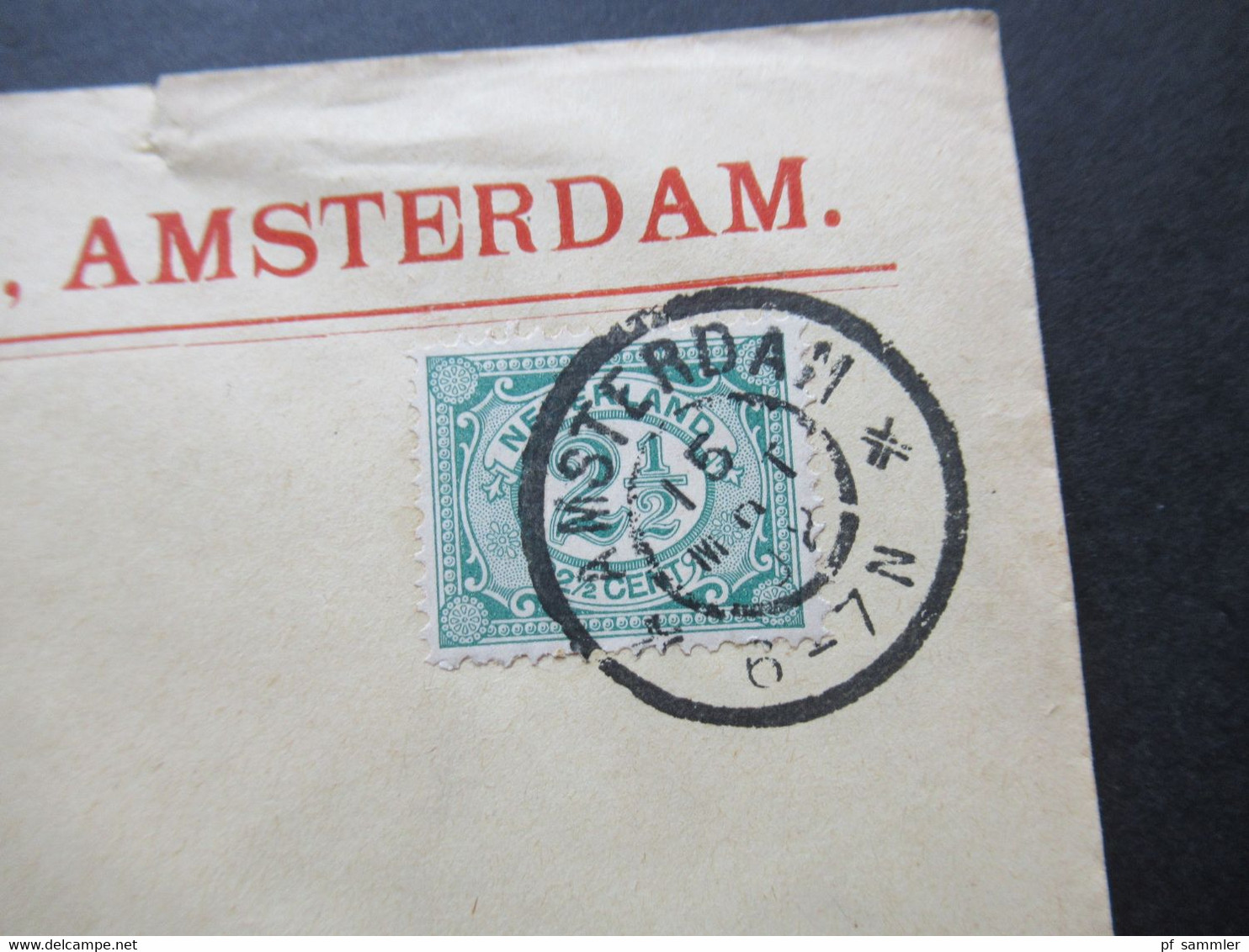 Niederlande 3 Belege / bedrucke Umschläge / Firmenbelege 1x 1902 und 2x 1920er Jahre! Rotterdam, Amsterdam, Vlaardingen