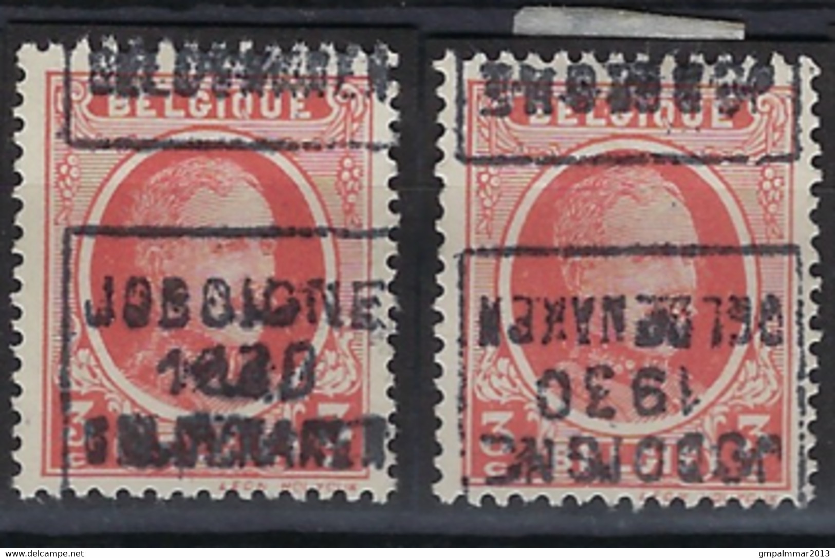 HOUYOUX Nr. 192 Voorafgestempeld Nr. 5430 C + D  JODOIGNE  1930  GELDENAKEN  ; Staat Zie Scan ! - Rollenmarken 1930-..