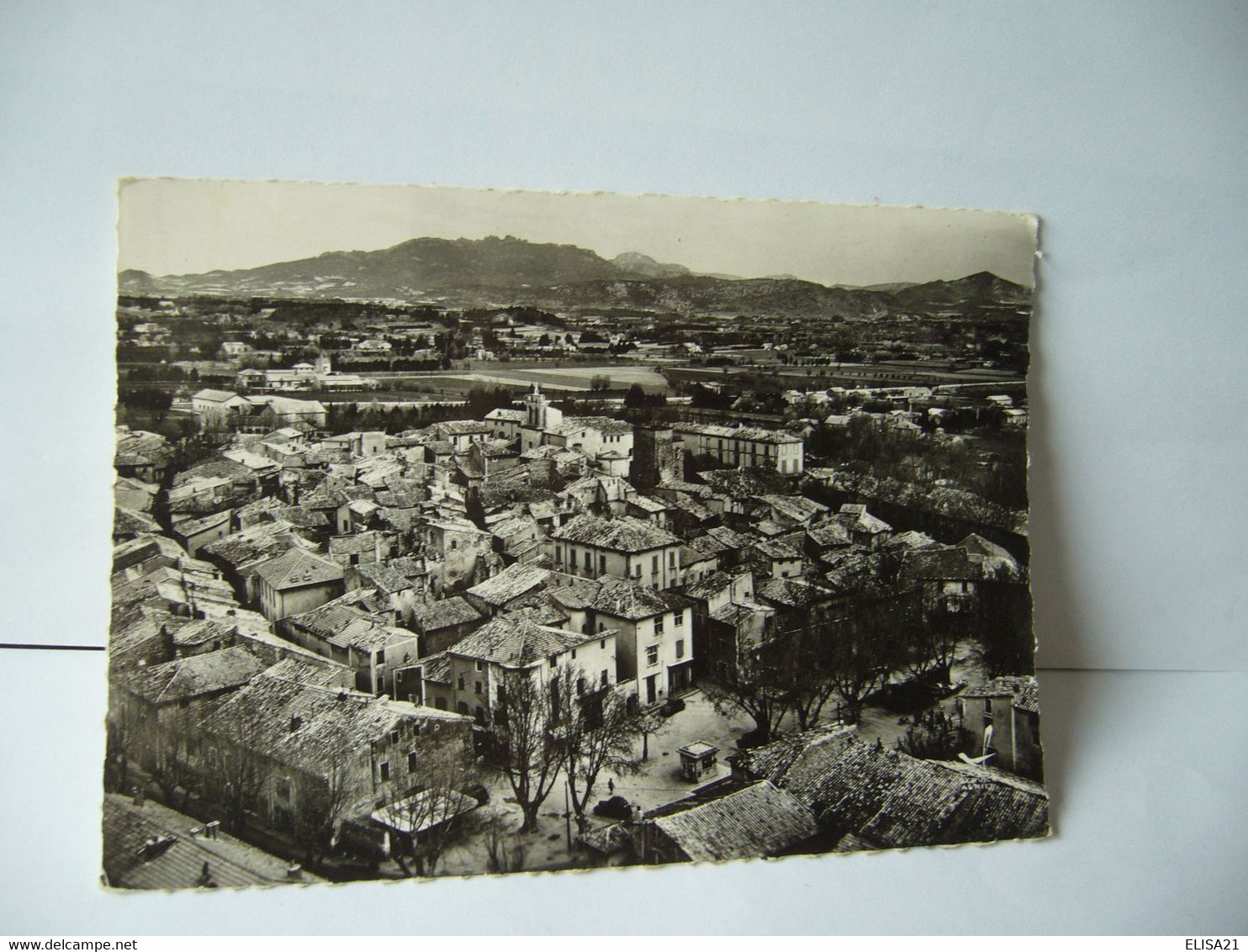 EN AVION AU DESSUS DE 2. SARRIANS  84 VAUCLUSE VUE GENERALE CPSM EDITION LAPIE ST MAUR - Sarrians