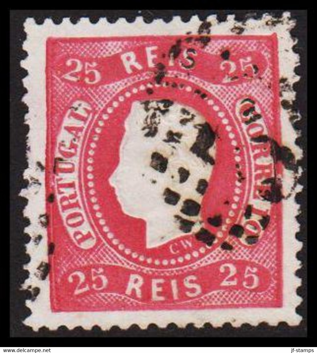 1867. PORTUGAL. Luis I. 25 REIS. 31. (Michel 28) - JF530285 - Oblitérés