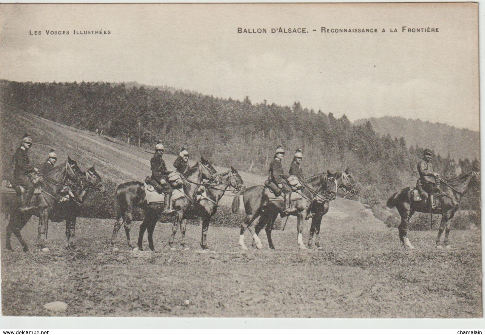 LES VOSGES ILLUSTREES - Reconnaissance à La Frontière ( Avant 1914 ). - Douane