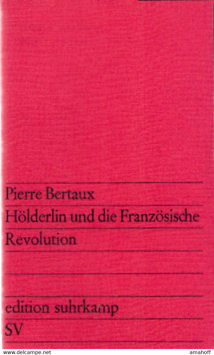 Hoelderlin Und Die Franzoesische Revolution - Psicología