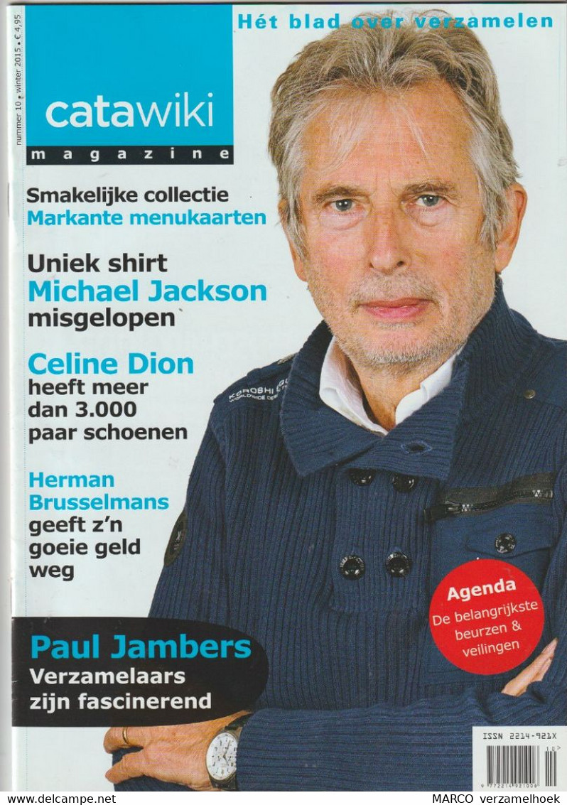 Catawiki Magazine 10-2015 Paul Jambers - Michael Jackson - Celine Dion  - Herman Brusselmans - Trödler & Sammler