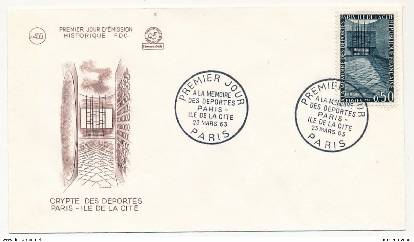 6 Enveloppes FDC Hauts Lieux De La Résistance - Crypte Des Déportés Paris Et Cimetière De Glières-Thones - Obl Diverses - 1960-1969