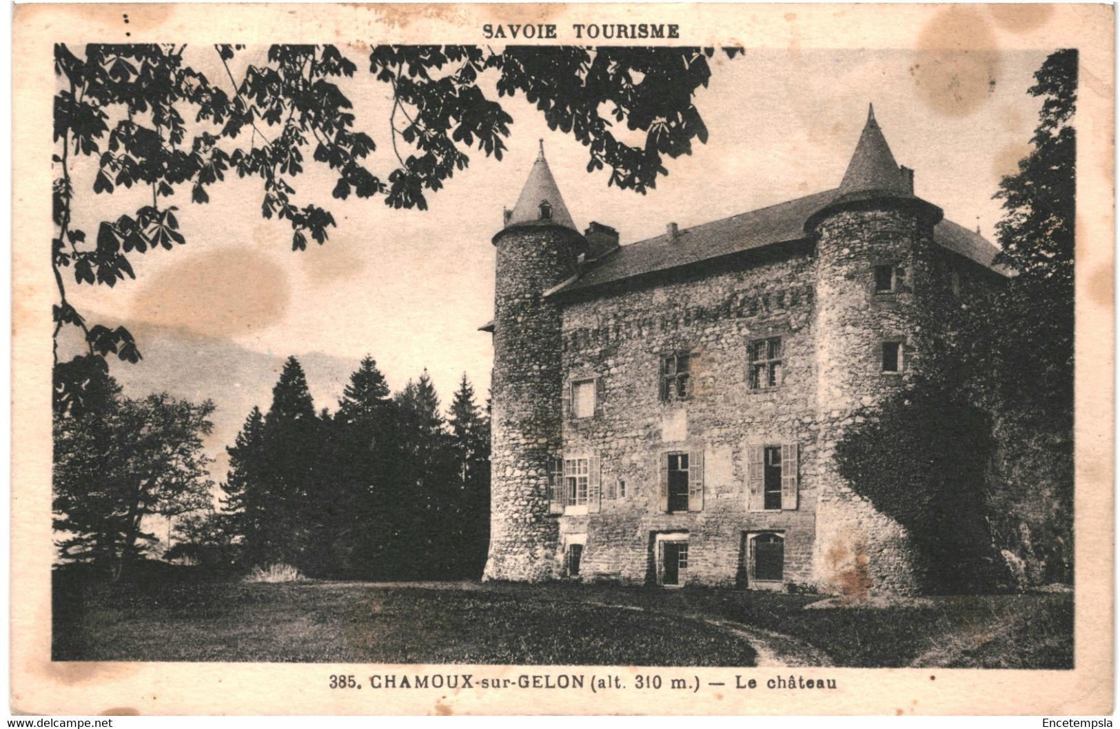 CPA  Carte Postale France Chamoux-sur-Gelon  Le Château 1934 VM64561 - Chamoux Sur Gelon