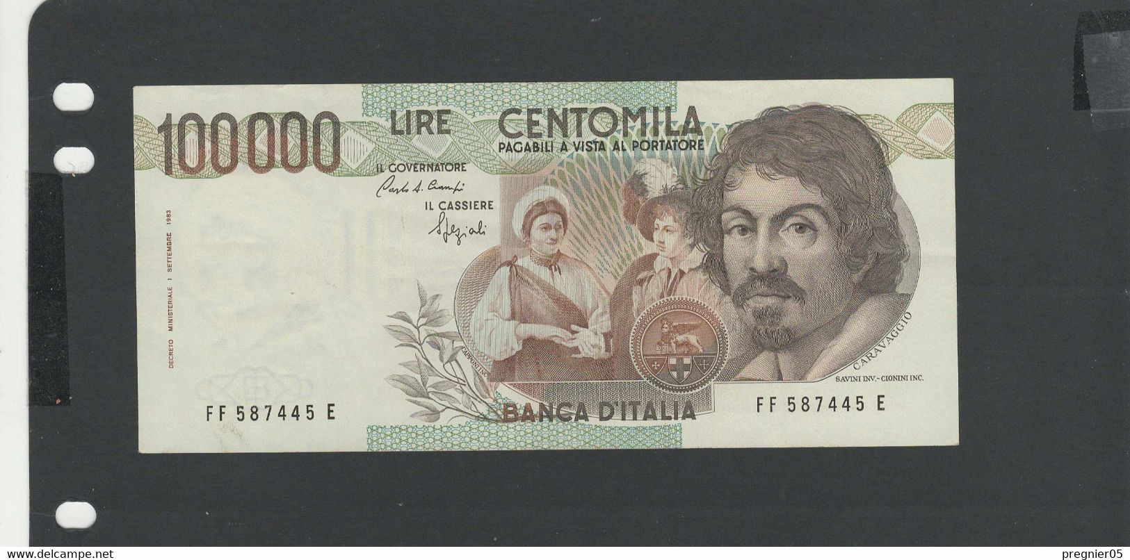ITALIE - Billet 100000 Lire 1983 SPL/AU Pick-110 - 100.000 Lire