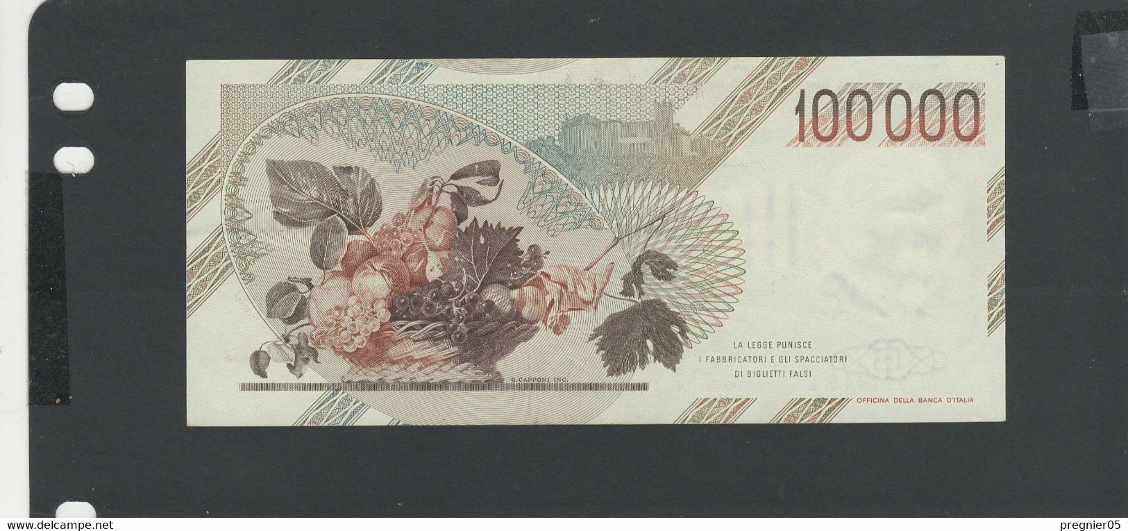 ITALIE - Billet 100000 Lire 1983 SPL/AU Pick-110 - 100000 Lire