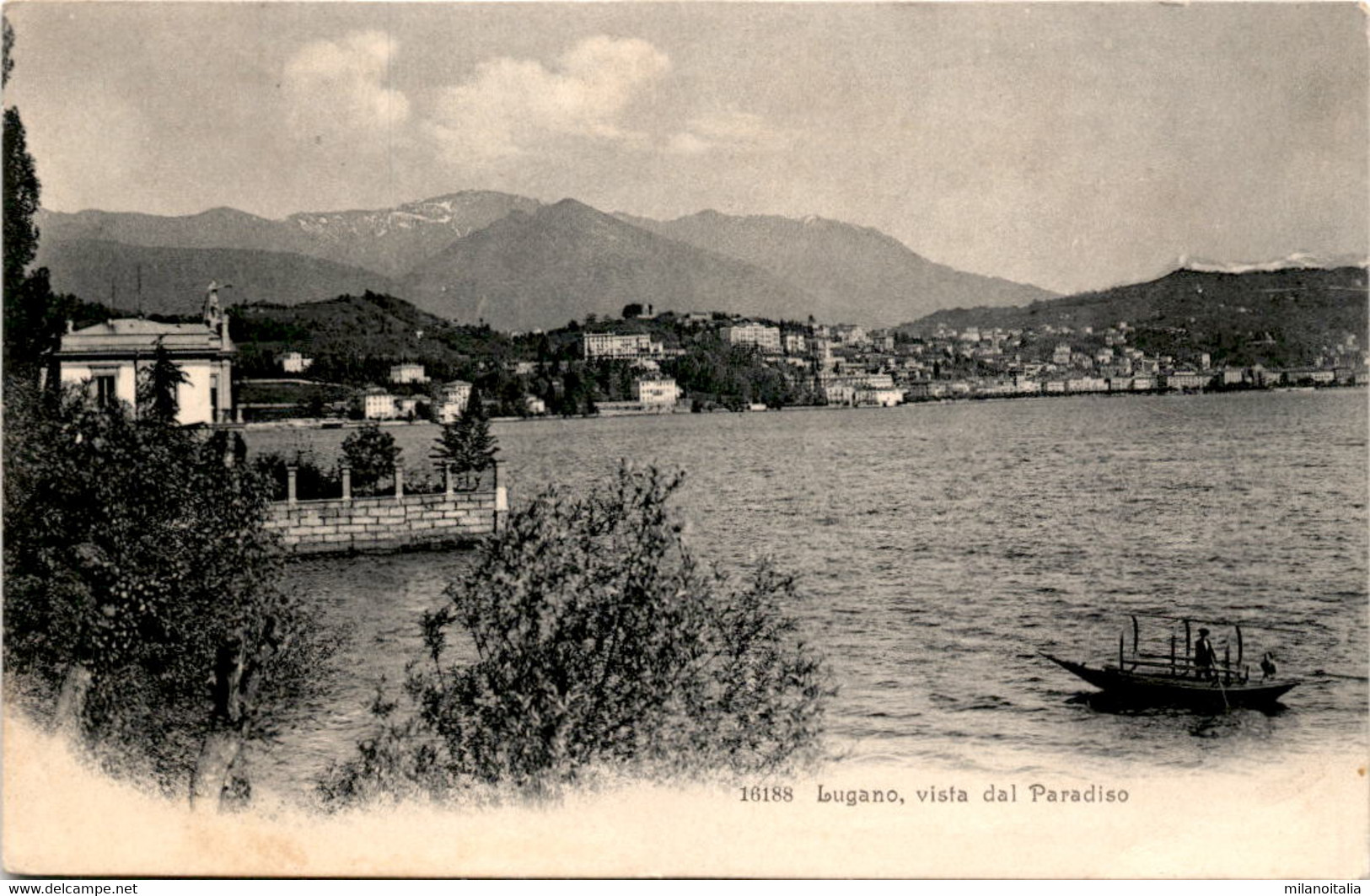 Lugano, Vista Dal Paradiso (16188) - Paradiso