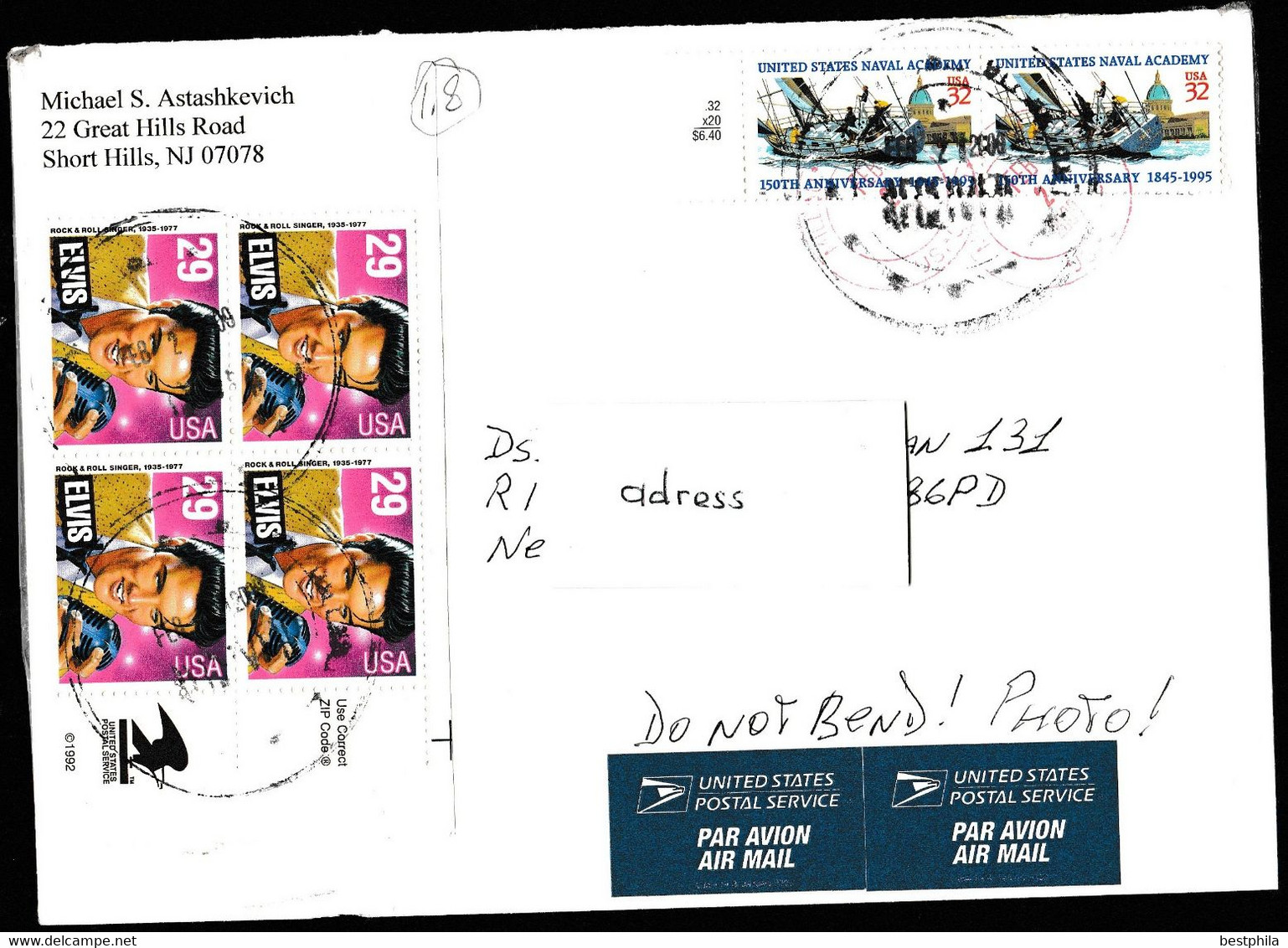 Usa, Amerika, Verenigde Staten - Postal History & Philatelic Cover With Registered Letter - 158 - Sonstige & Ohne Zuordnung