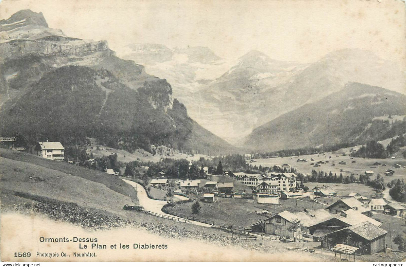 Switzerland Ormonts-Dessus Le Plan Et Les Diablerets - Ormont-Dessus 